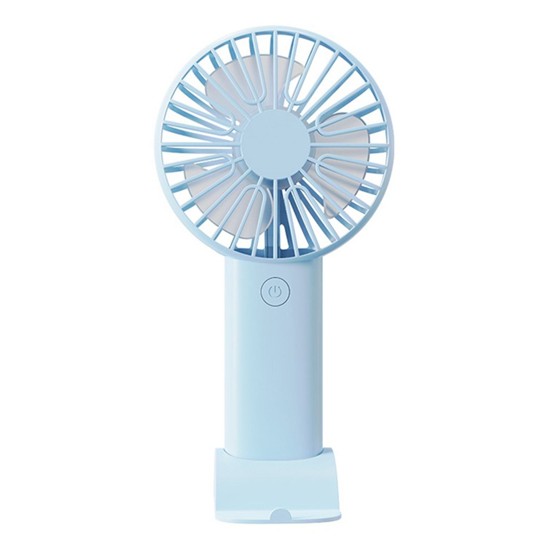 FlyFlyPromos - Rechargeable Handheld Fan With Stand Image 2 - Promotional Product