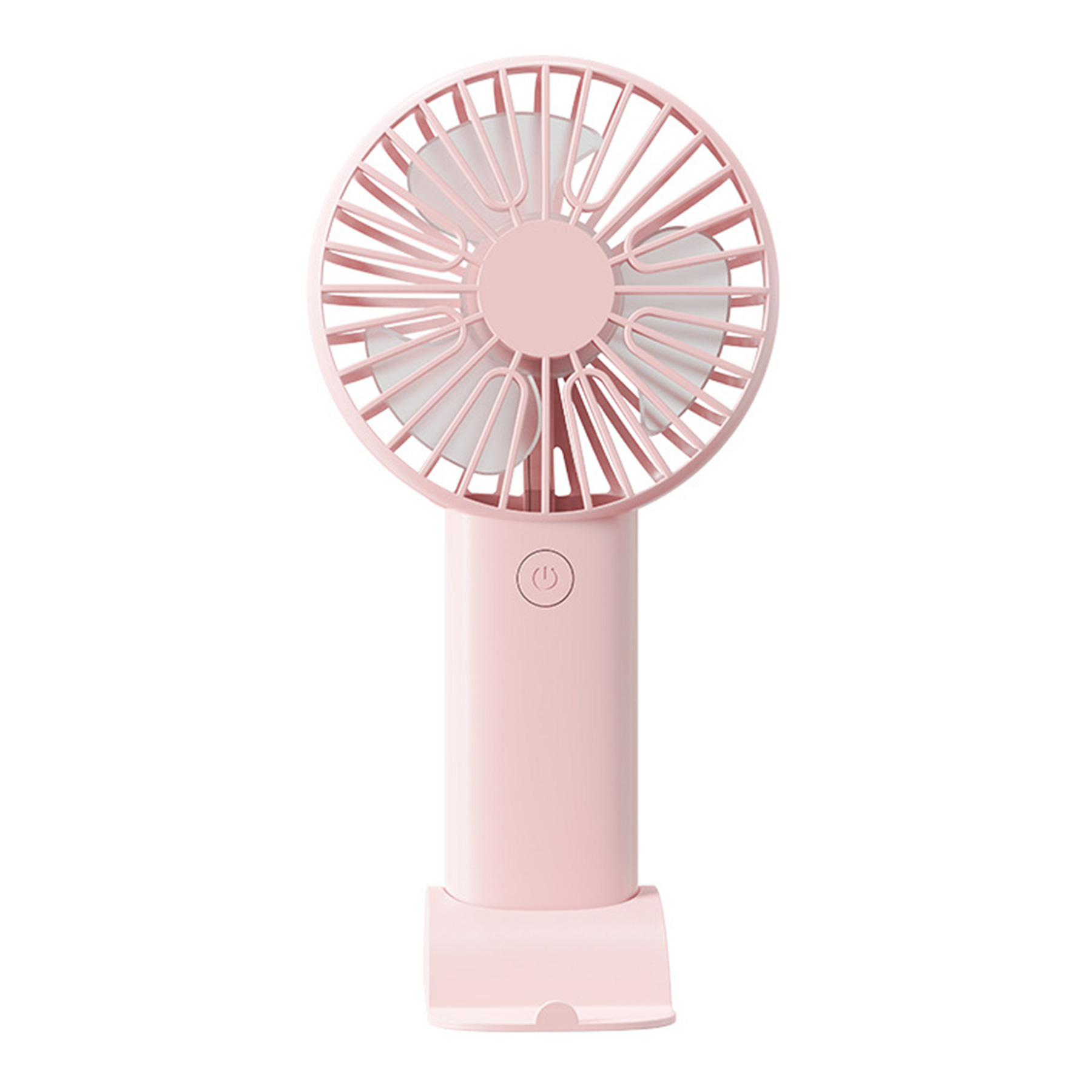 FlyFlyPromos - Rechargeable Handheld Fan With Stand Image 3 - Promotional Product