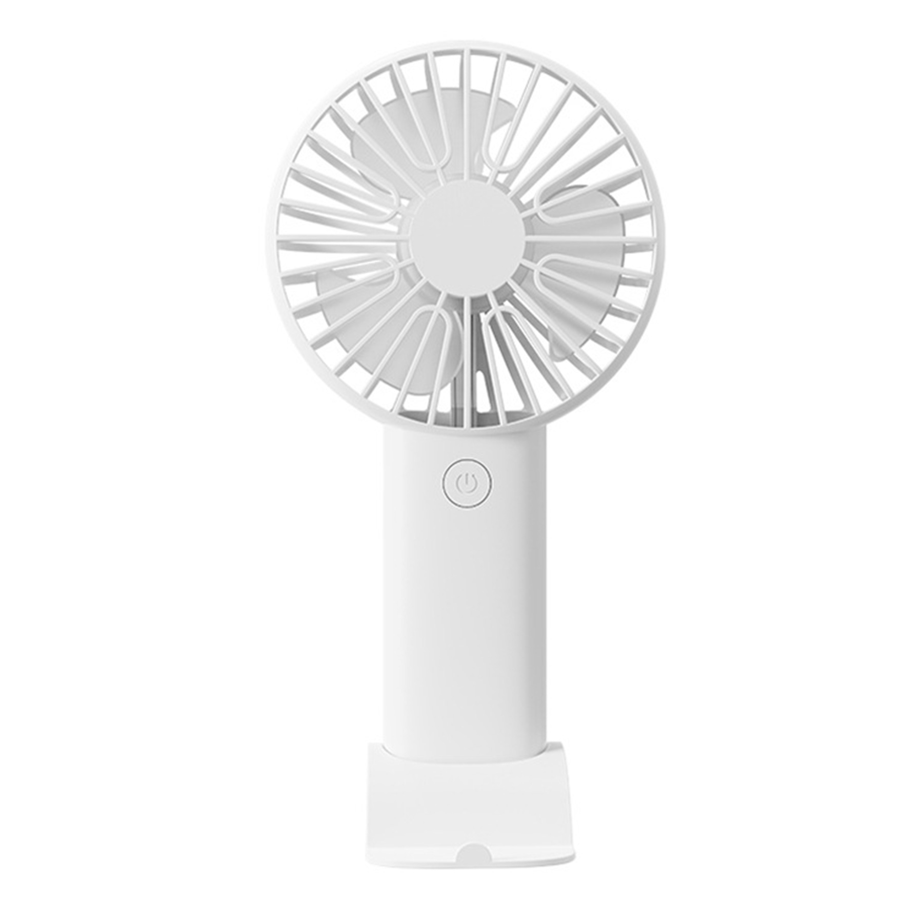 FlyFlyPromos - Rechargeable Handheld Fan With Stand Image 4 - Promotional Product