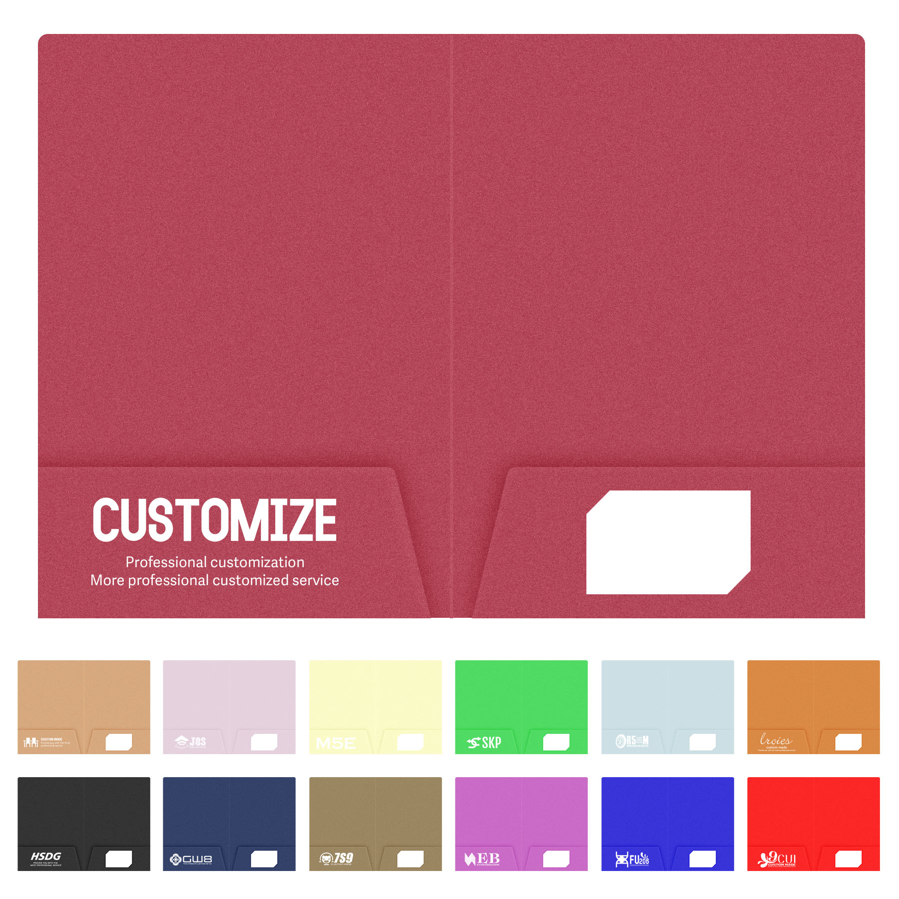 FlyFlyPromos - Folding A4 Paper Folder - Promotional Product