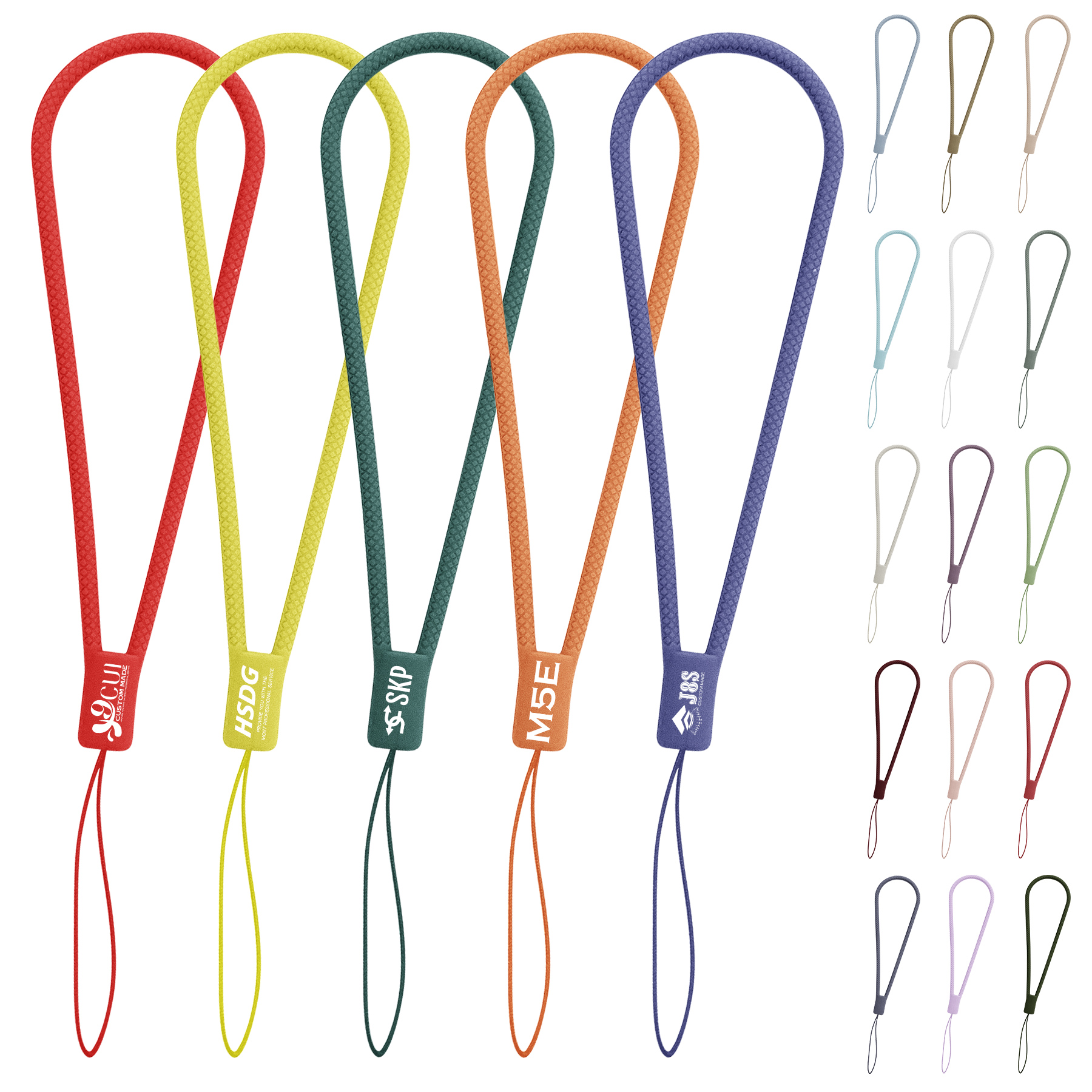 FlyFlyPromos - Silicone Mobile Phone Lanyard - Promotional Product
