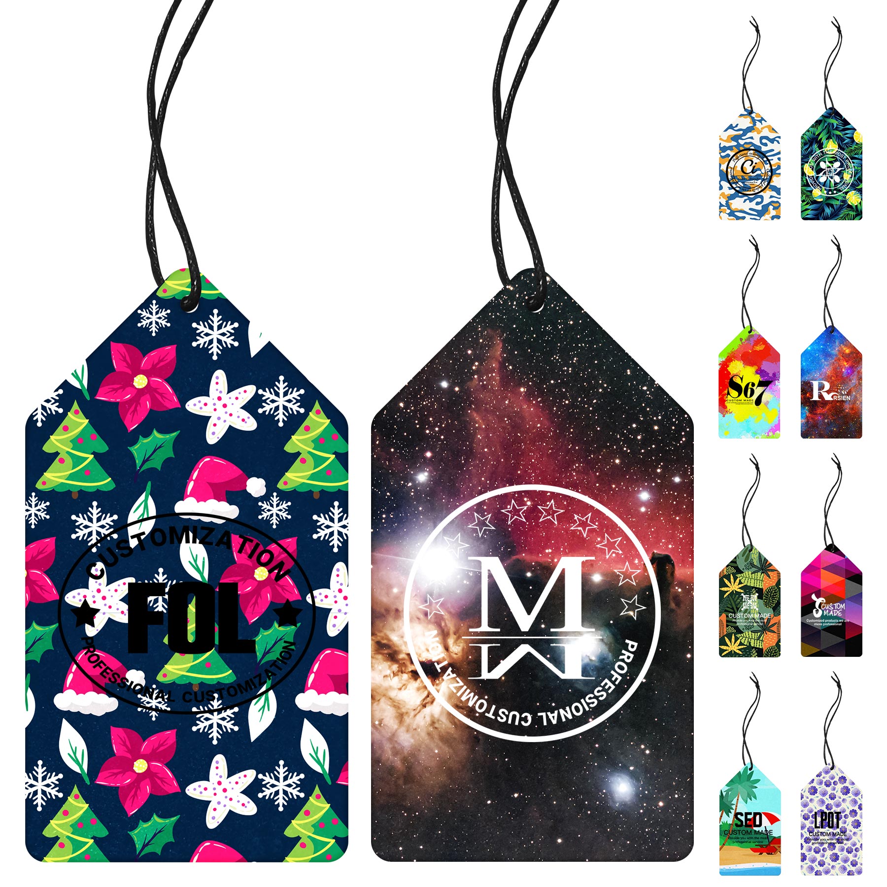 FlyFlyPromos - Custom Shaped Car Air Freshener - Promotional Product