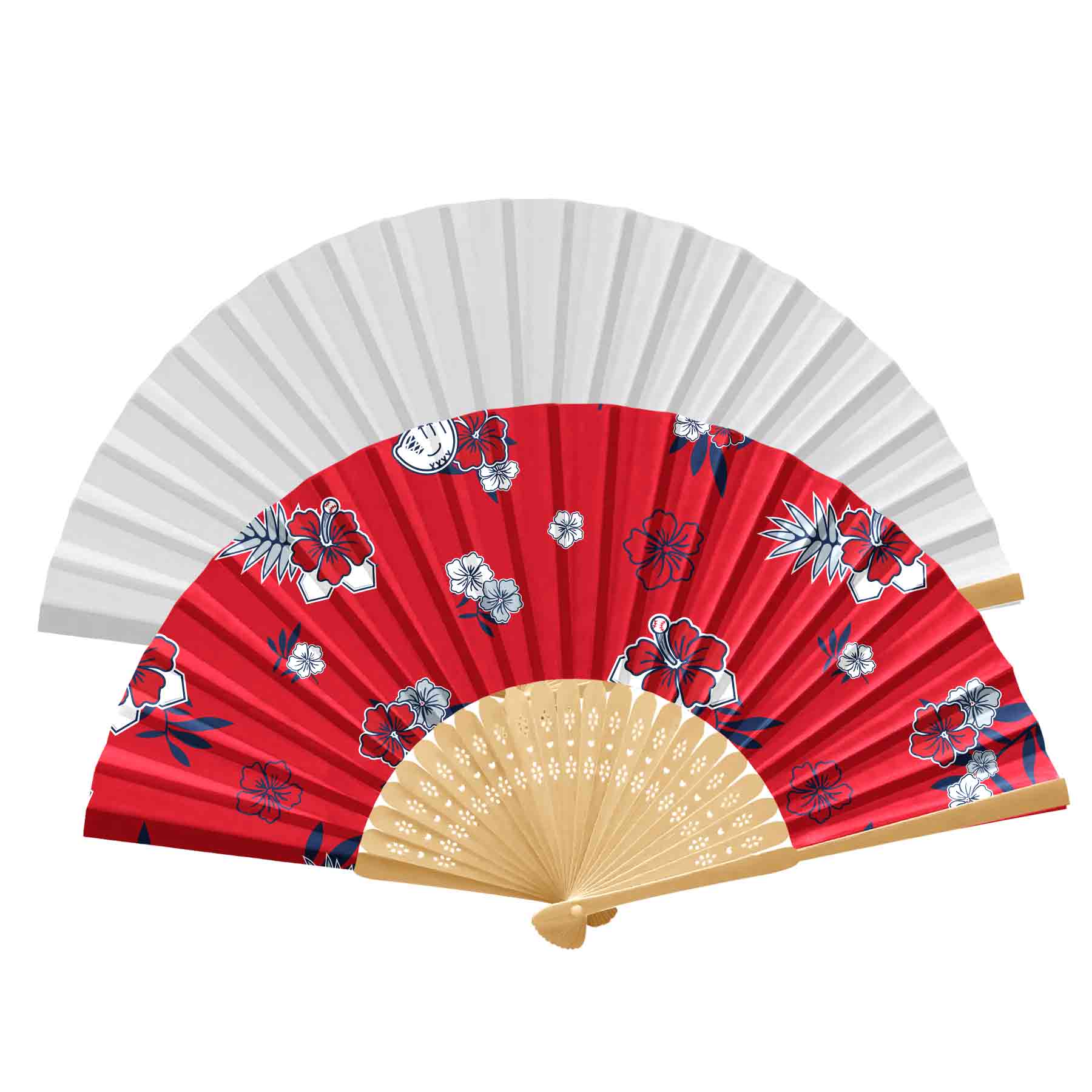 FlyFlyPromos - Handheld Foldable Full Color Bamboo Paper Fan Image 13 - Promotional Product