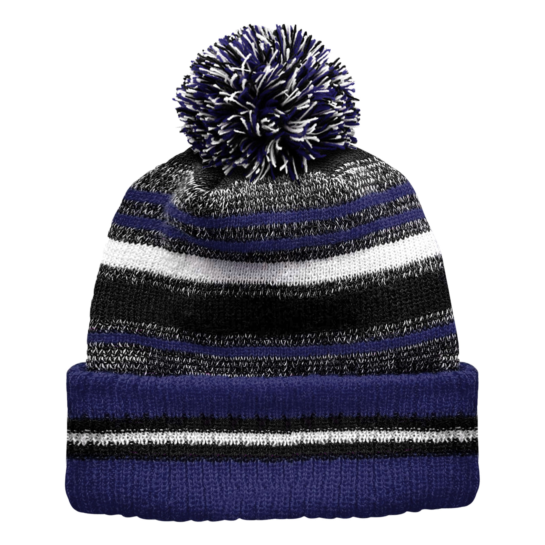 FlyFlyPromos - Classic Cuff Winter Beanie Hat with Pom Toque Image 10 - Promotional Product