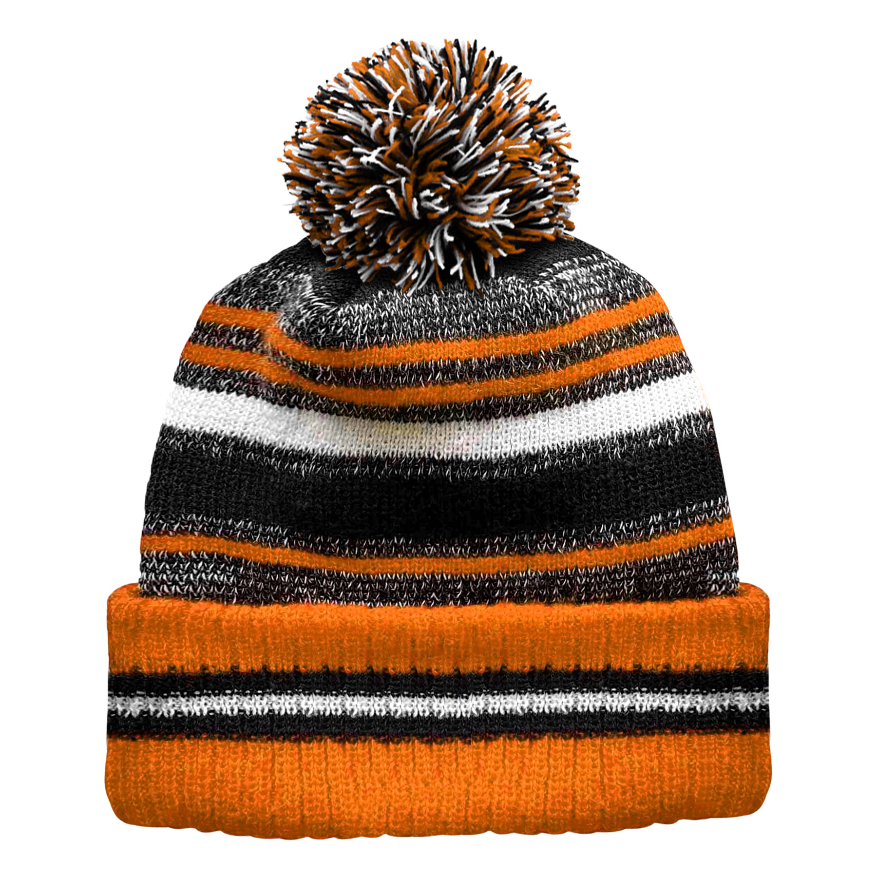 FlyFlyPromos - Classic Cuff Winter Beanie Hat with Pom Toque Image 9 - Promotional Product
