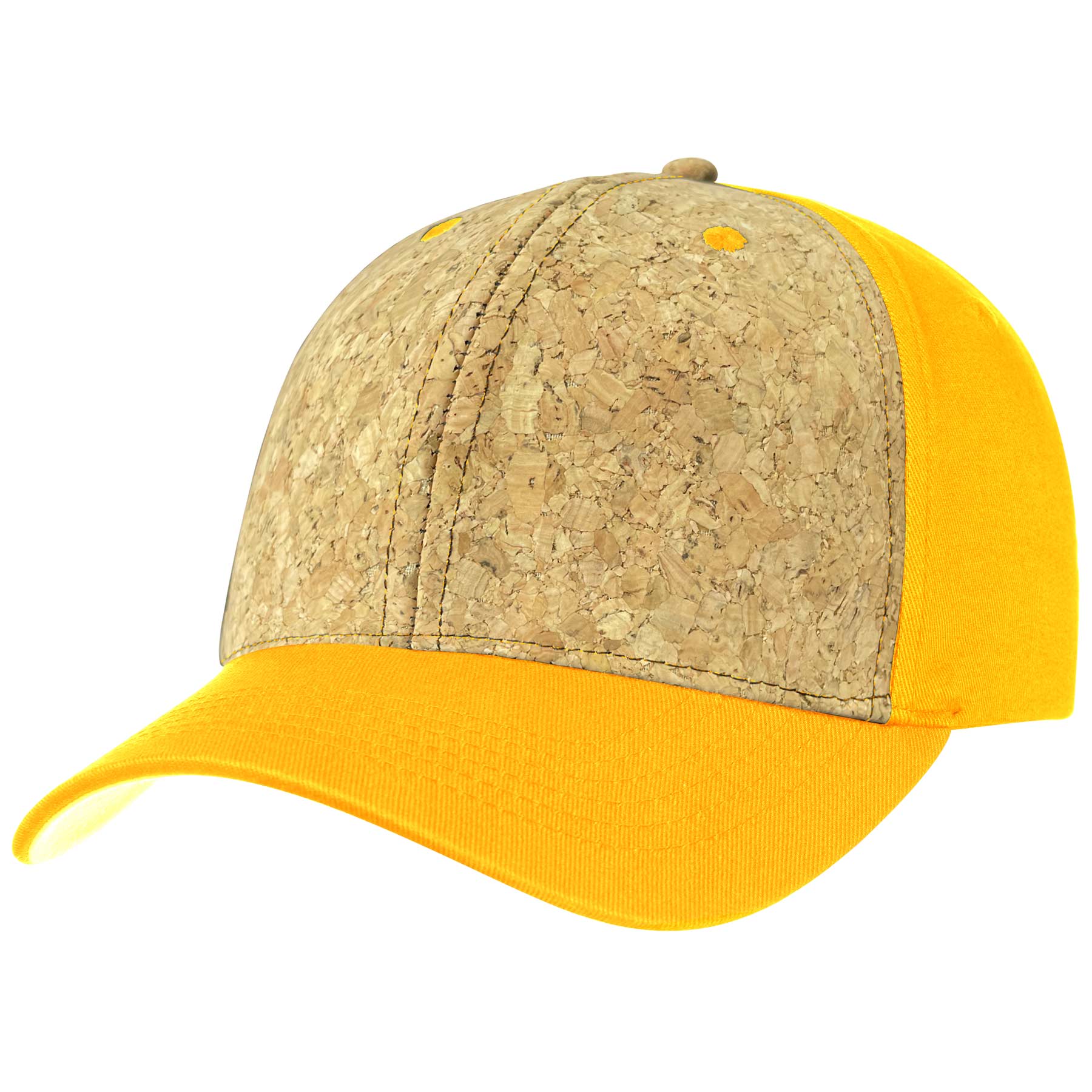 FlyFlyPromos - Two Tone 6 Panel Cork Trucker Baseball Cap Image 7 - Promotional Product