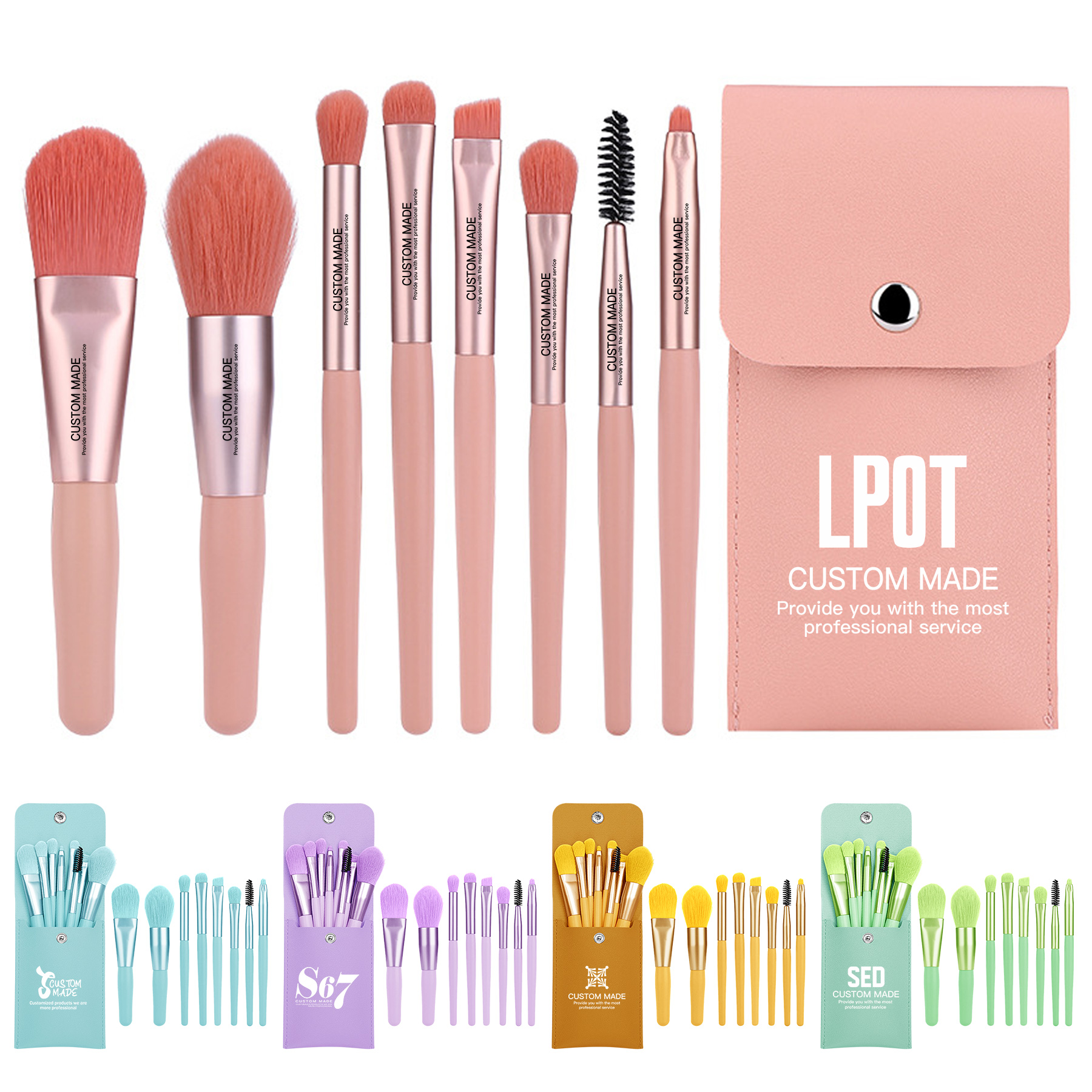 Makeup Brush Set 8Pcs