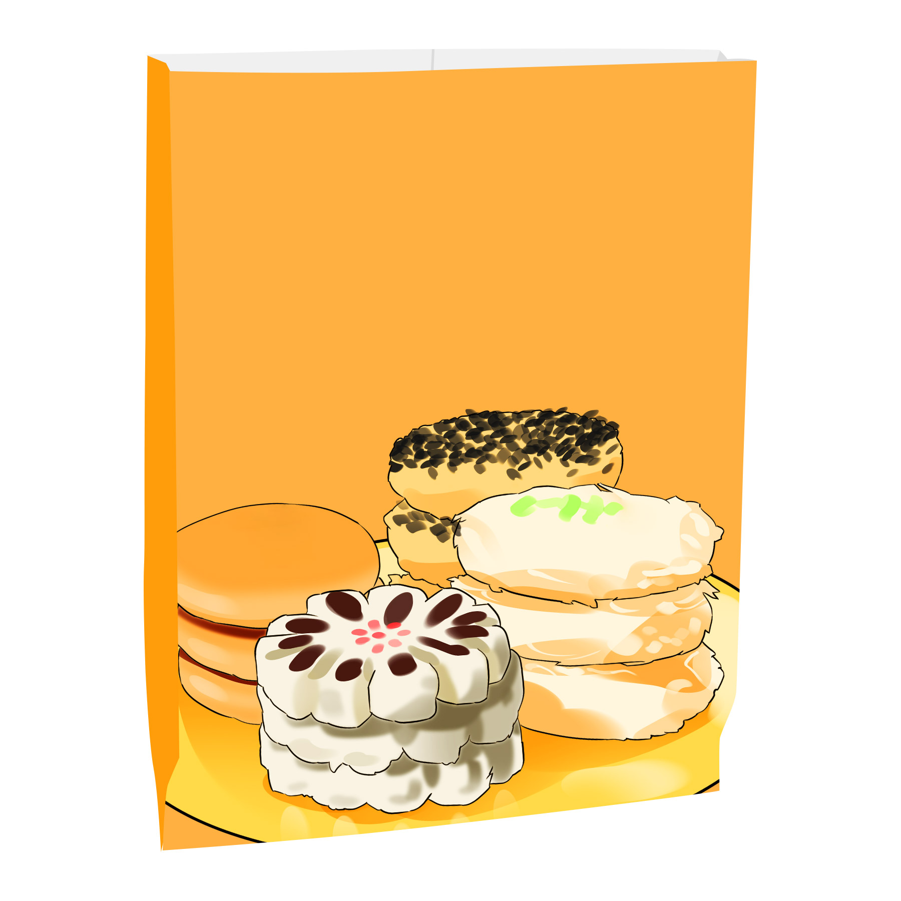FlyFlyPromos - Disposable Food Grease-proof Paper Bags Image 7 - Promotional Product