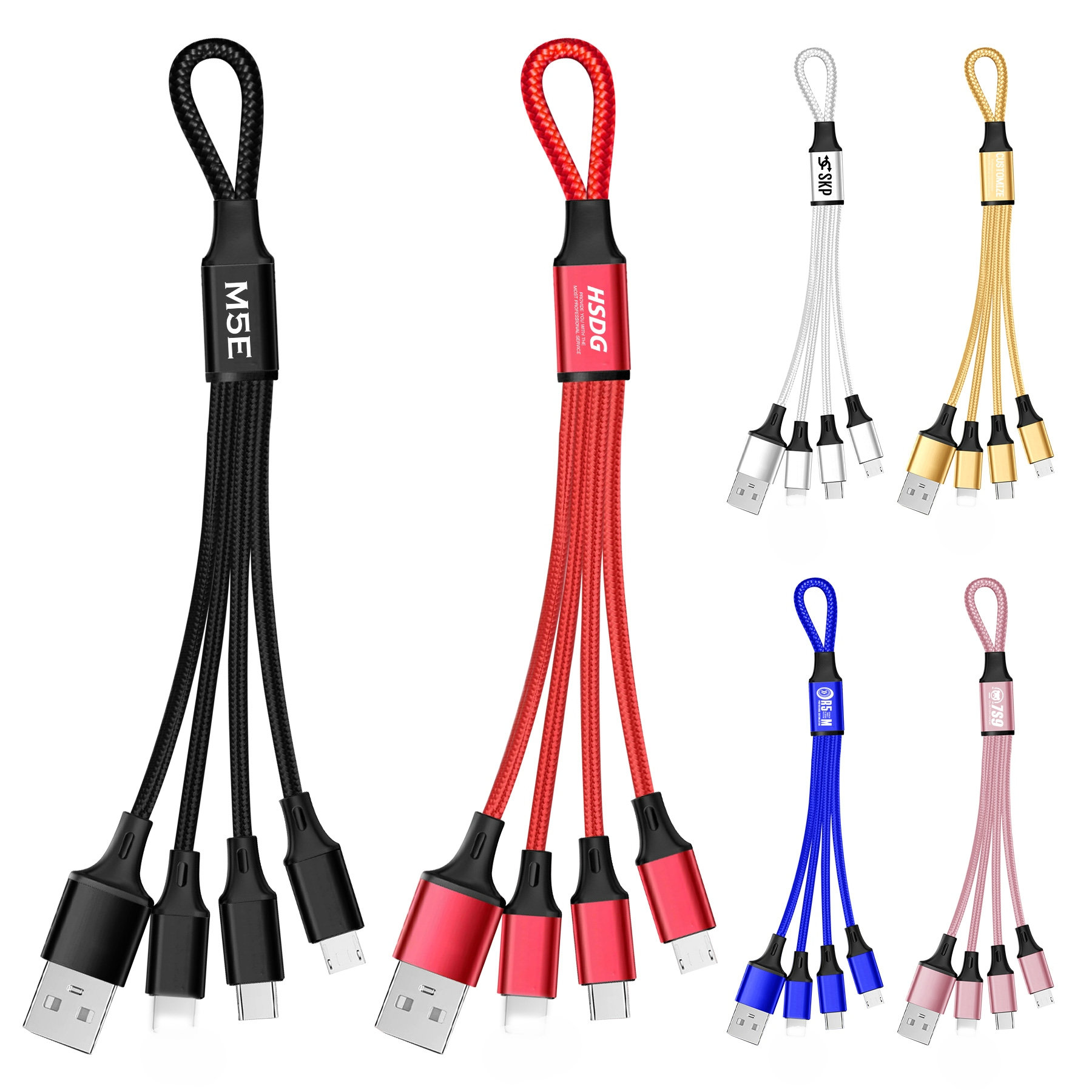 FlyFlyPromos - USB 3-in-1 Charging Cable - Promotional Product
