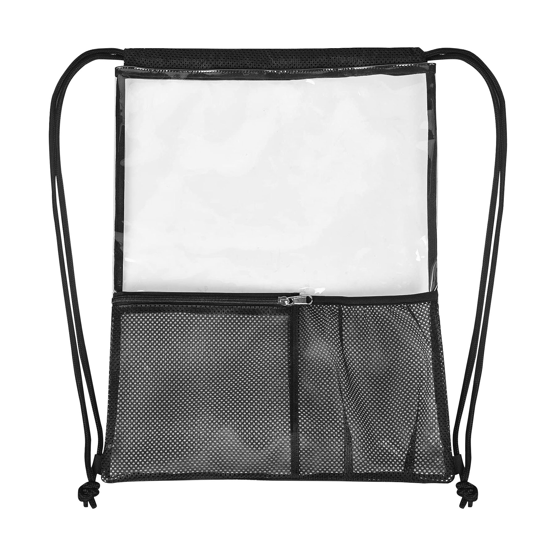 FlyFlyPromos - Transparent PVC Drawstring Backpack Image 5 - Promotional Product