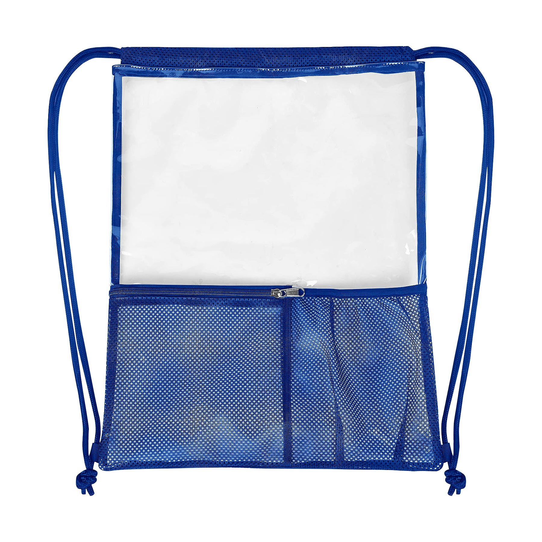 FlyFlyPromos - Transparent PVC Drawstring Backpack Image 4 - Promotional Product