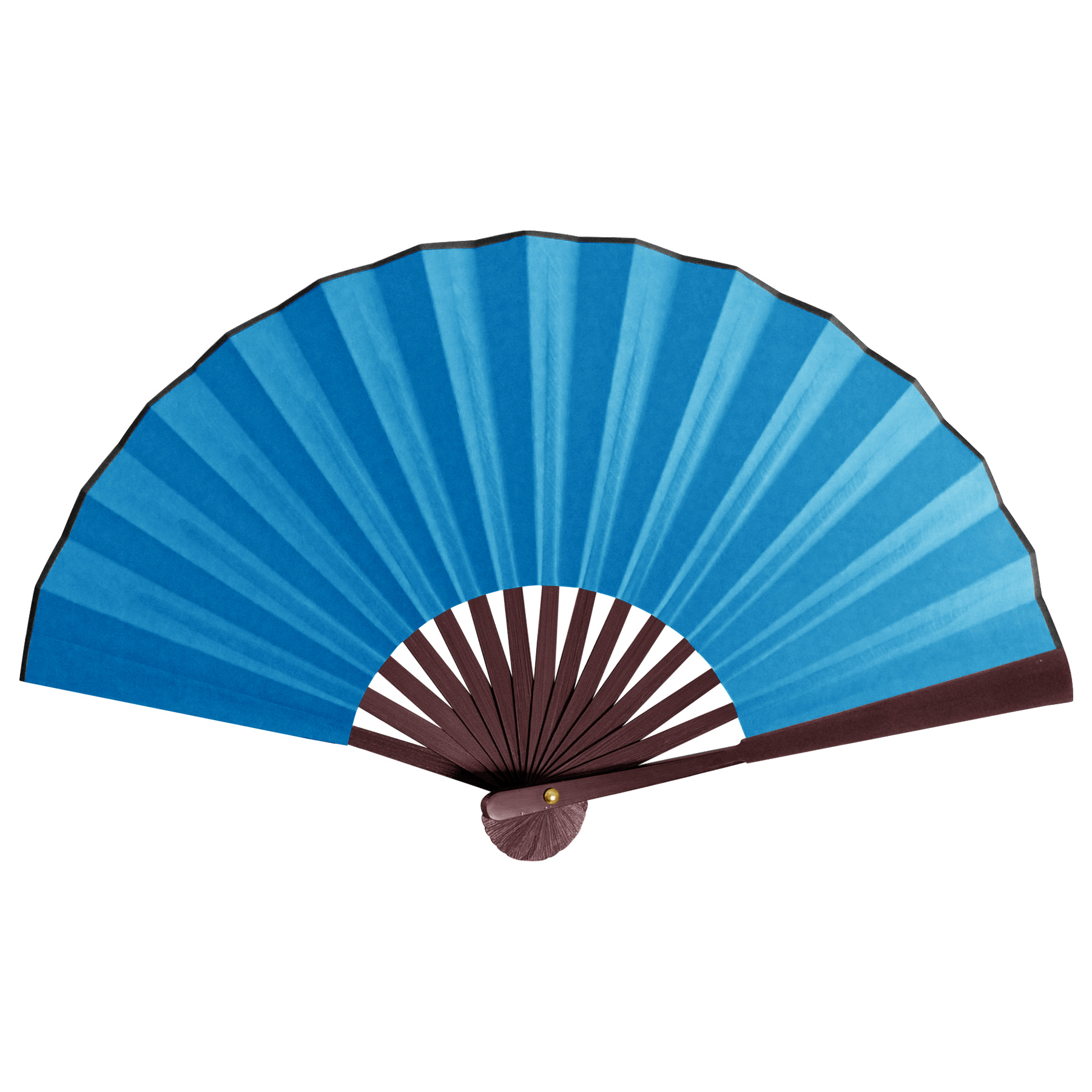 FlyFlyPromos - 13''L Spun Silk Cloth Bamboo Fan Image 12 - Promotional Product