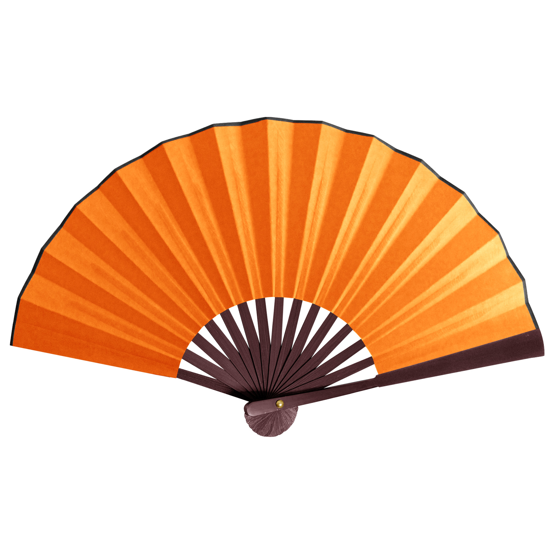FlyFlyPromos - 13''L Spun Silk Cloth Bamboo Fan Image 8 - Promotional Product