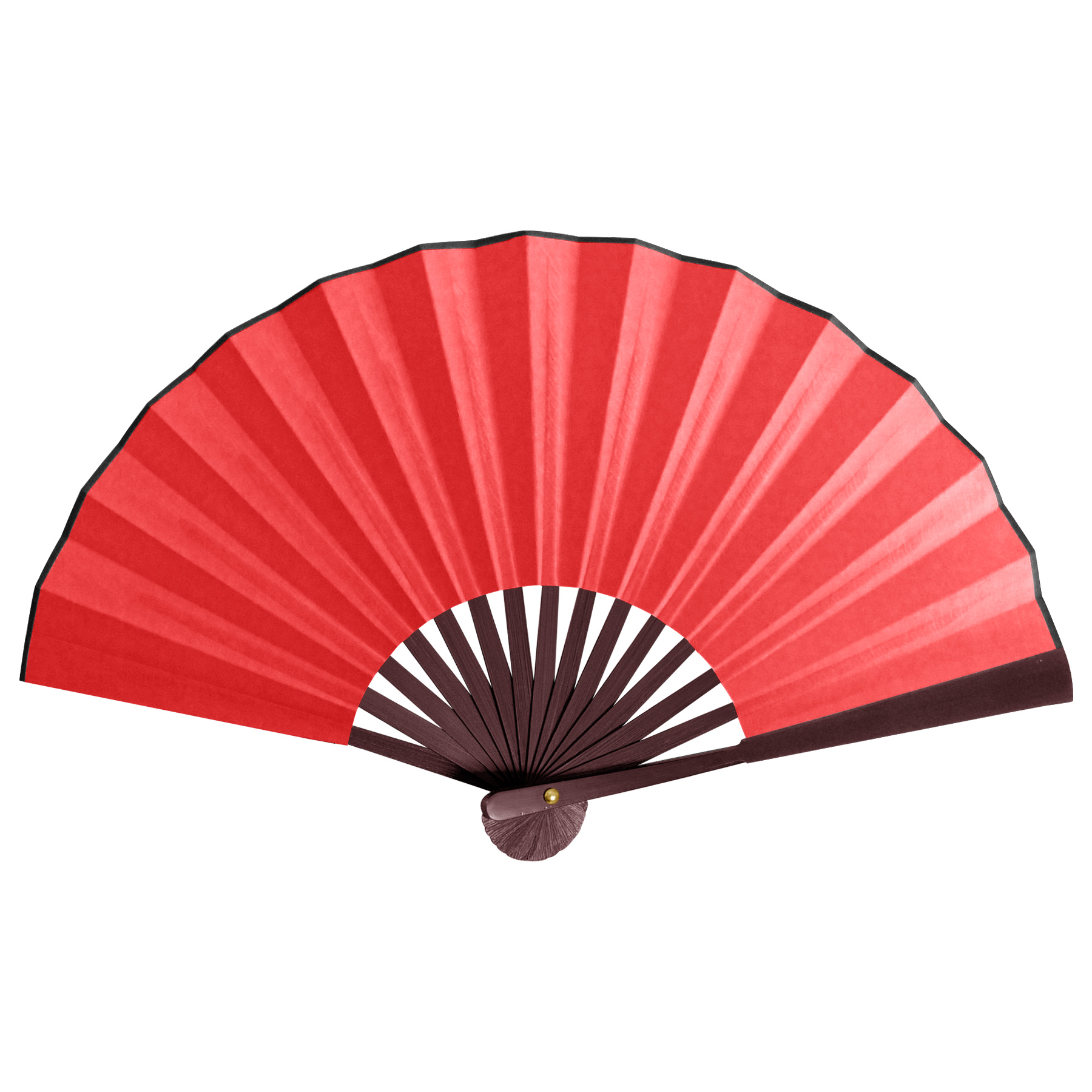 FlyFlyPromos - 13''L Spun Silk Cloth Bamboo Fan Image 6 - Promotional Product