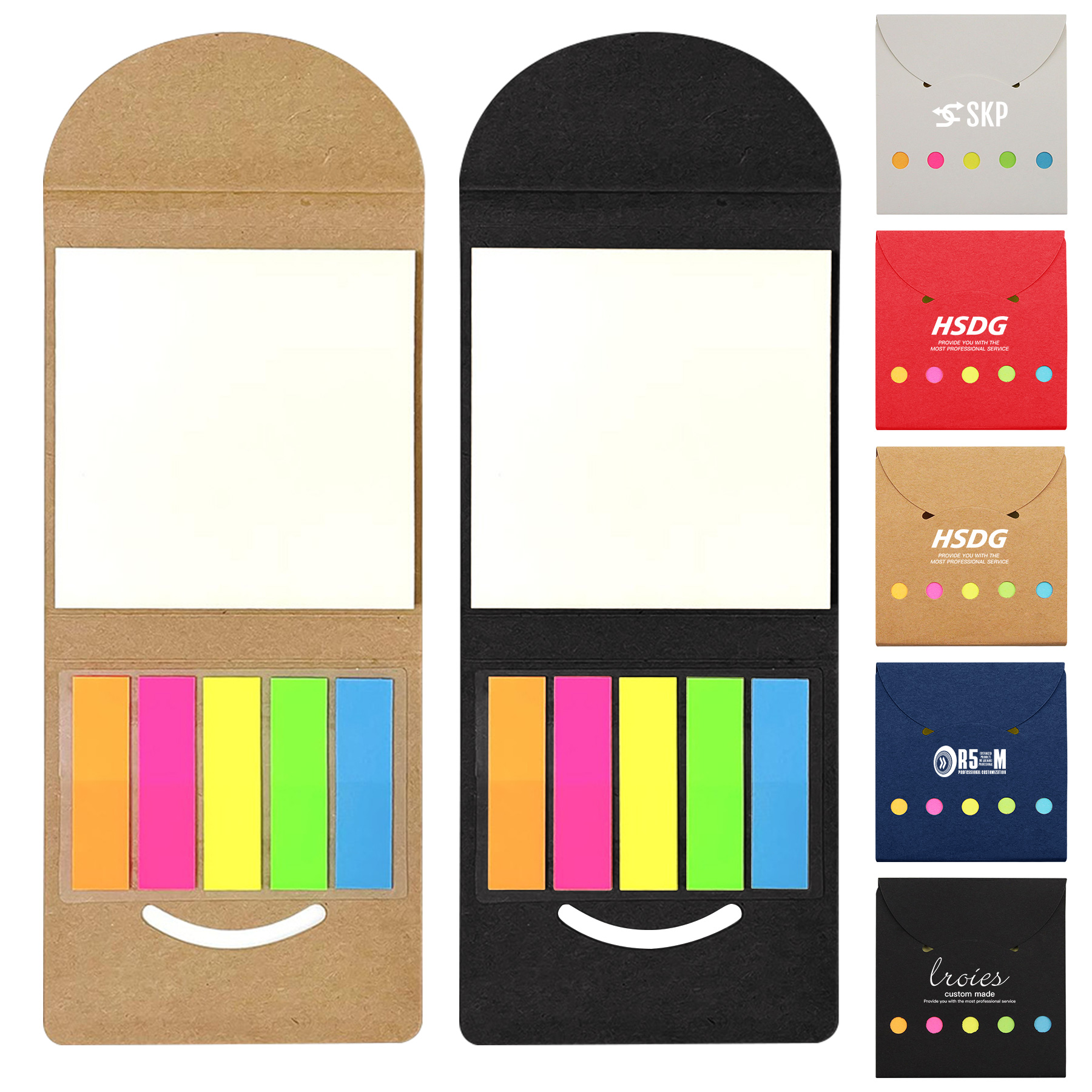 FlyFlyPromos - Smile Sticky Note - Promotional Product
