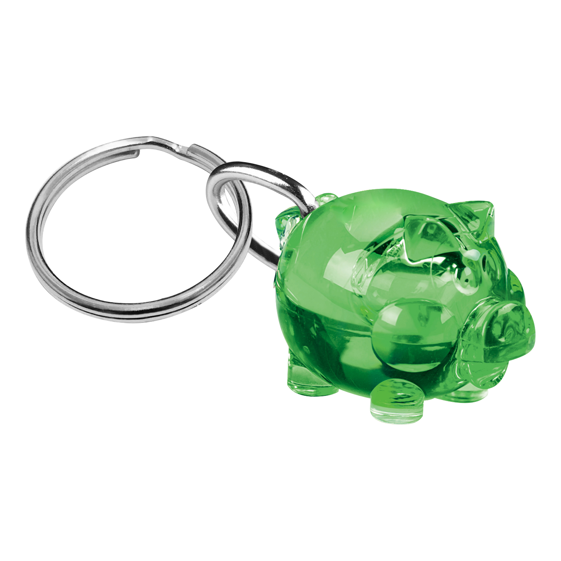 FlyFlyPromos - Solid Piggy Keychain Image 10 - Promotional Product