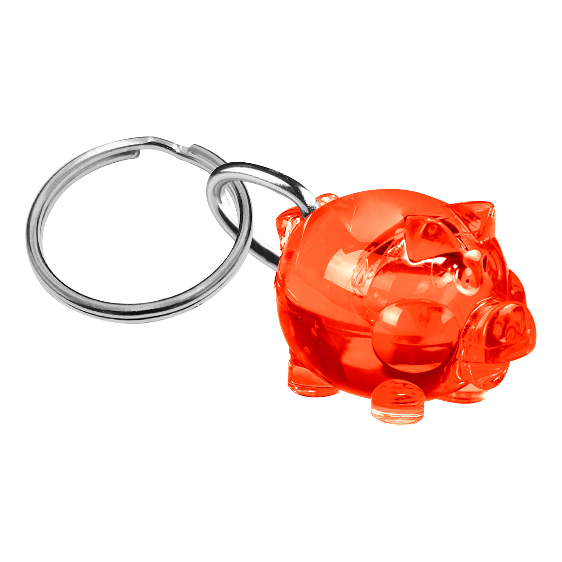 FlyFlyPromos - Solid Piggy Keychain Image 8 - Promotional Product