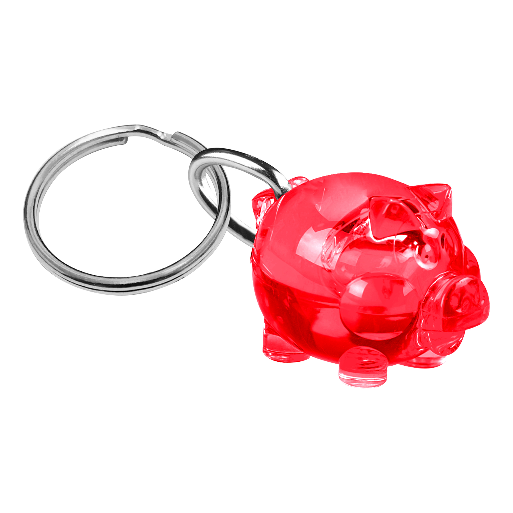FlyFlyPromos - Solid Piggy Keychain Image 5 - Promotional Product
