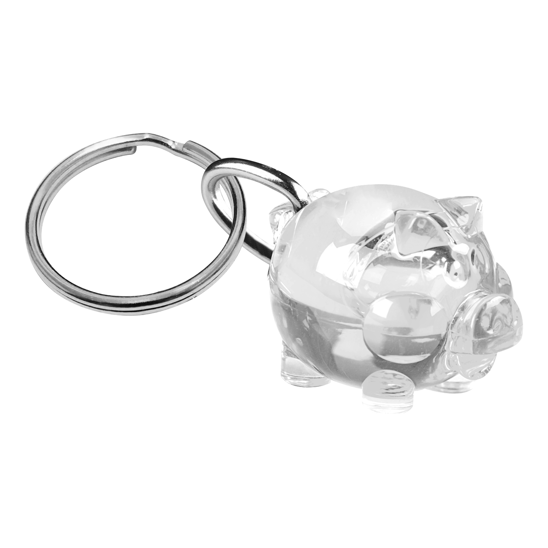 FlyFlyPromos - Solid Piggy Keychain Image 3 - Promotional Product