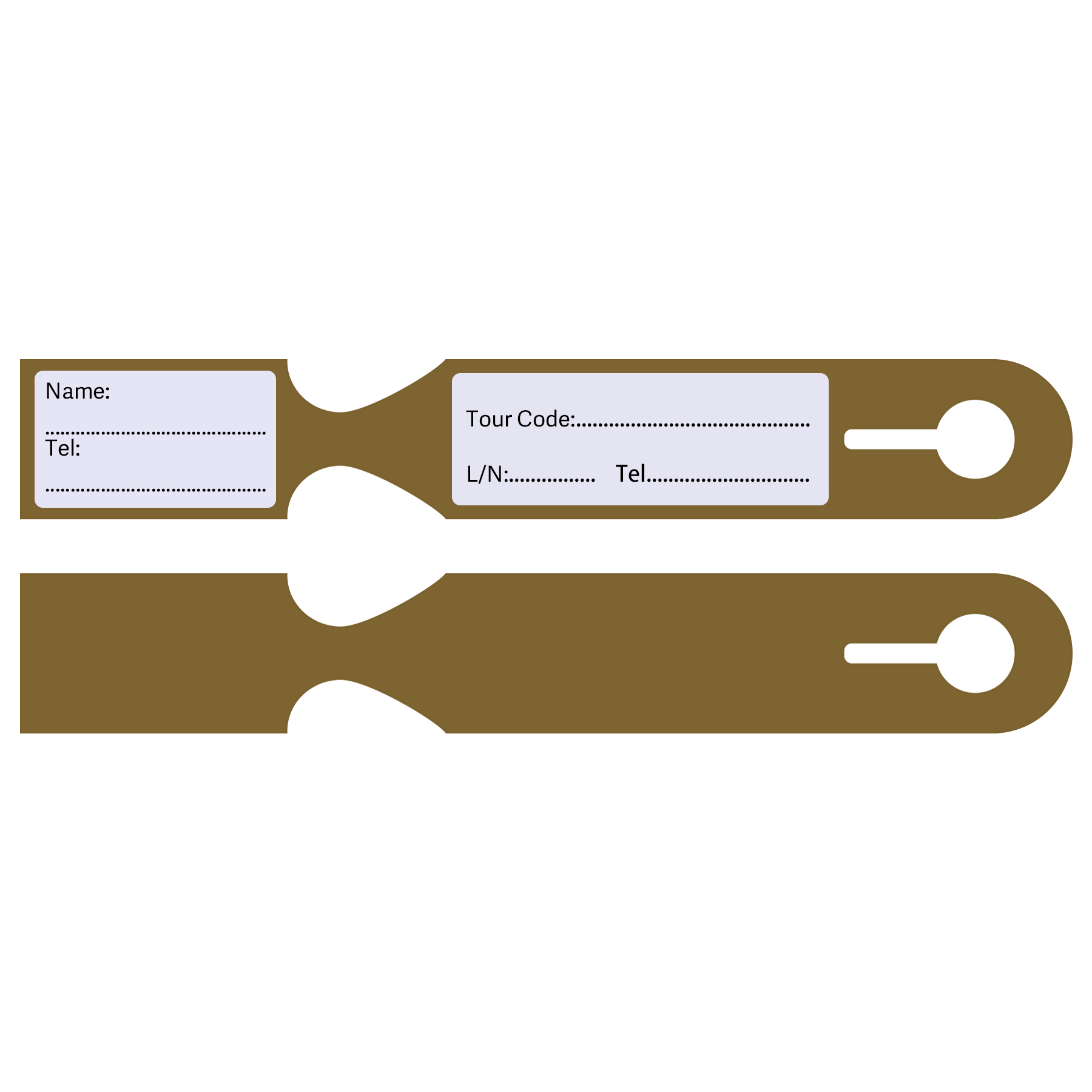 FlyFlyPromos - Paper Luggage Tags Image 7 - Promotional Product