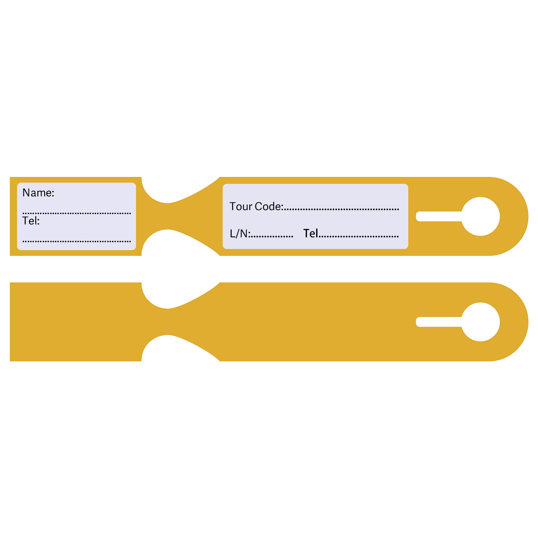 FlyFlyPromos - Paper Luggage Tags Image 9 - Promotional Product