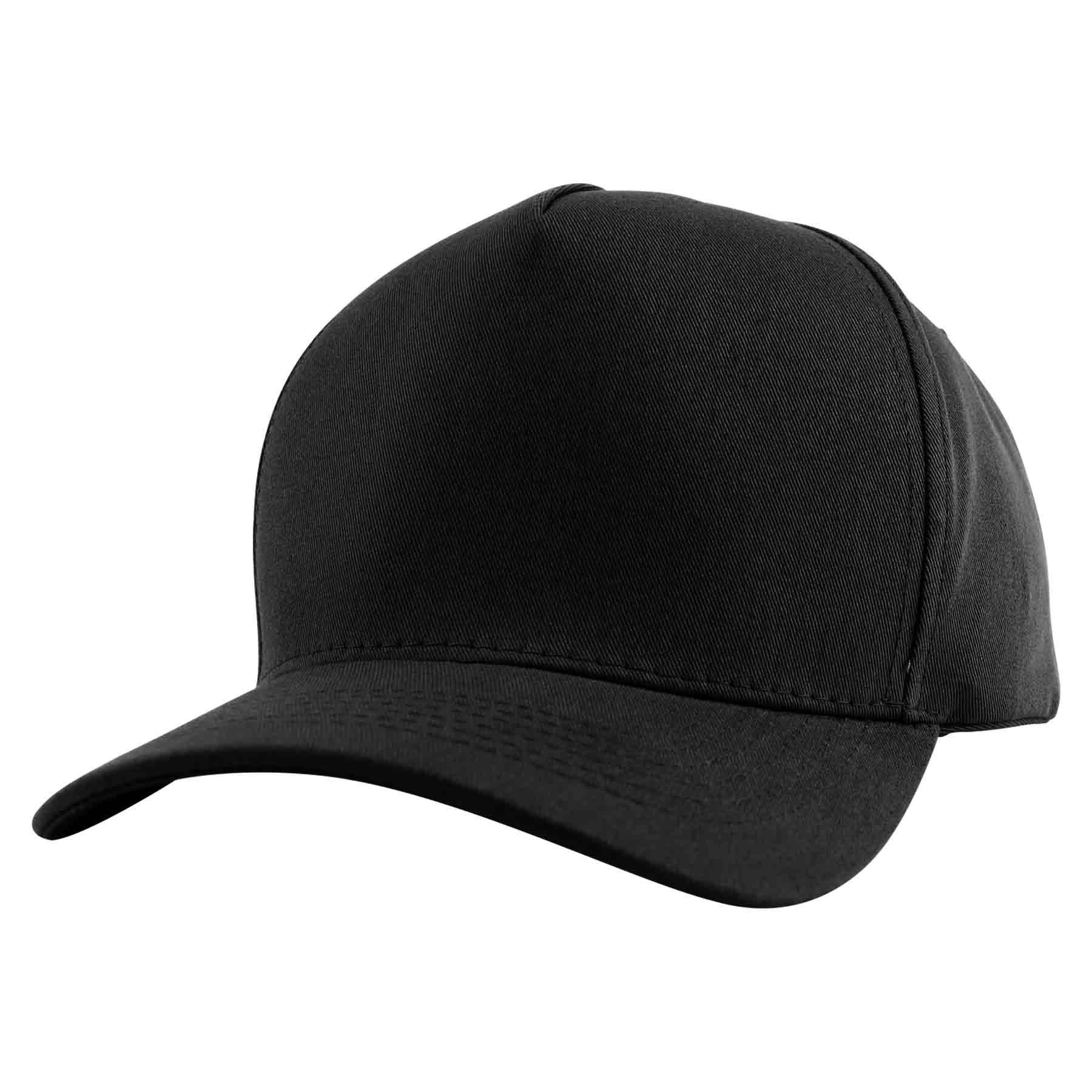 FlyFlyPromos - Cotton Twill 5 Panel Mid Profile Structured Baseball Cap Image 3 - Promotional Product