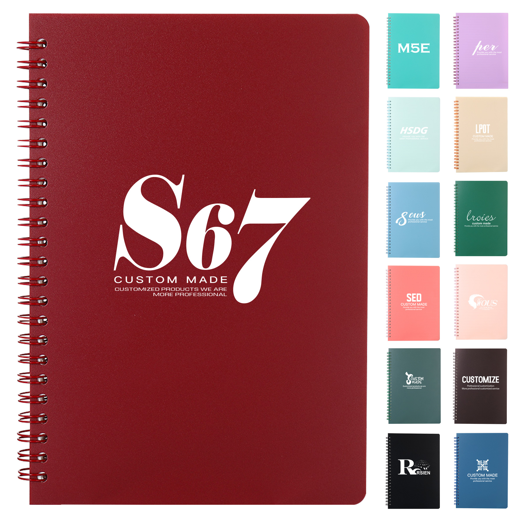 FlyFlyPromos - Recycled Spiral Notebook - Promotional Product