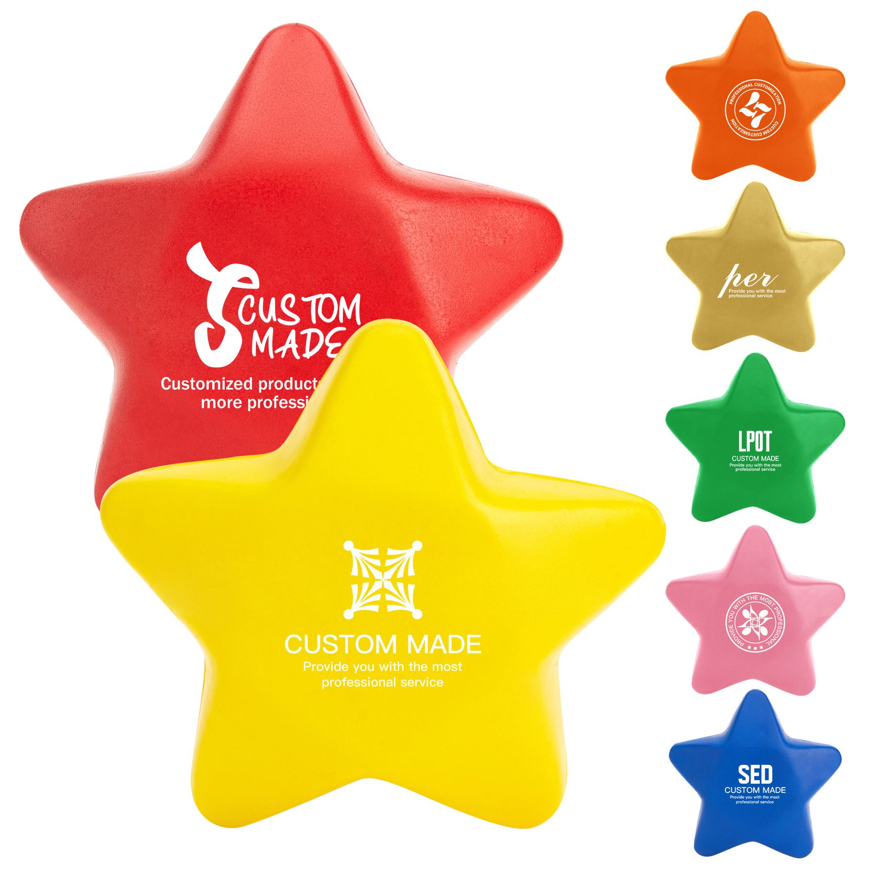 FlyFlyPromos - Star Stress Reliever - Promotional Product