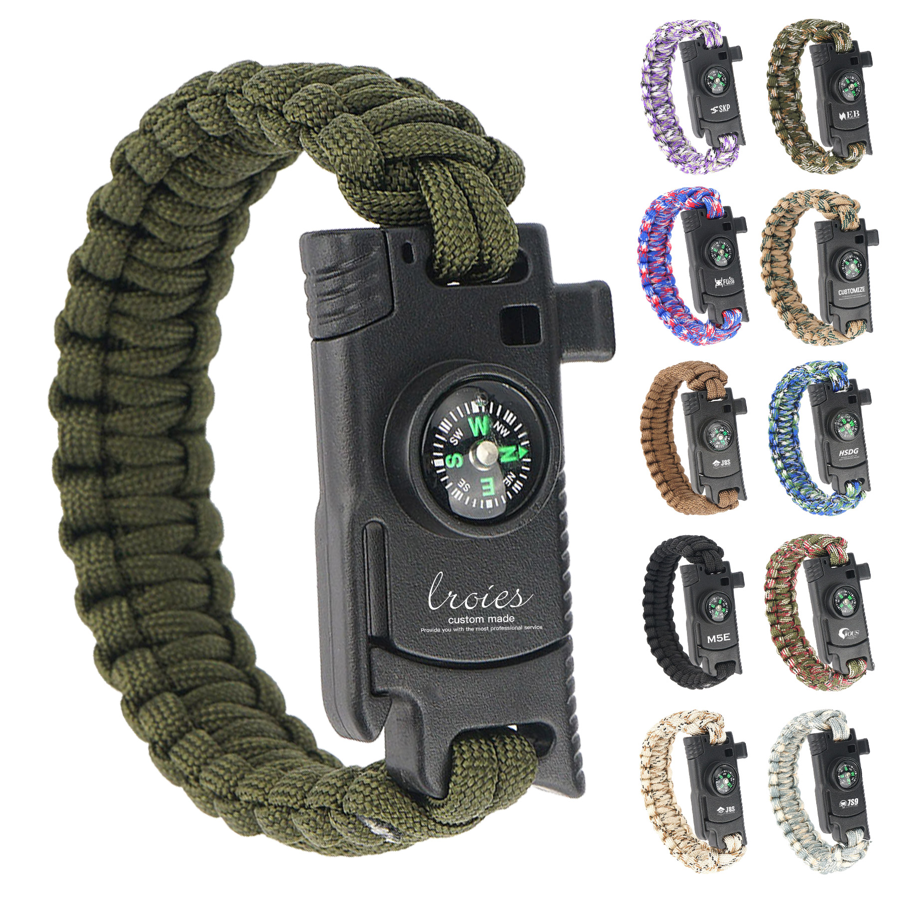 FlyFlyPromos - Survival Bracelet - Promotional Product