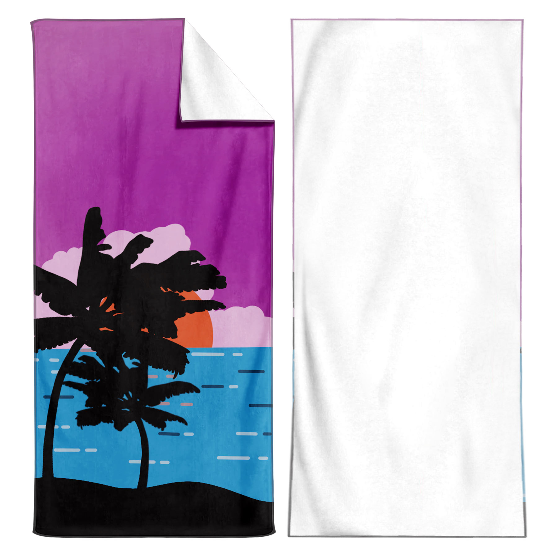 FlyFlyPromos - 240gsm Microfiber Beach Towel (MOQ 12pcs) Image 16 - Promotional Product