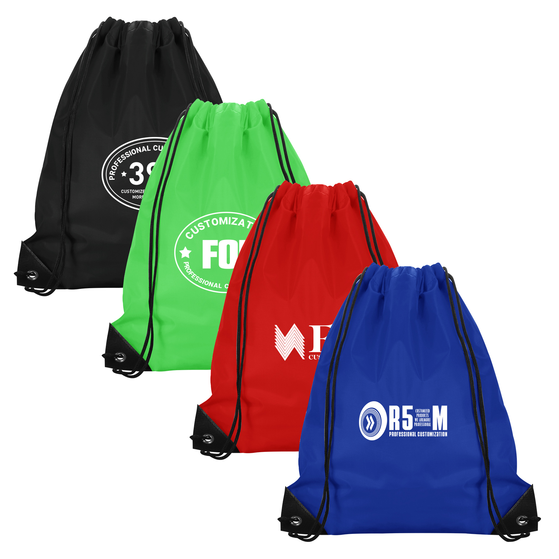 FlyFlyPromos - Polyester Drawstring Backpack - Promotional Product