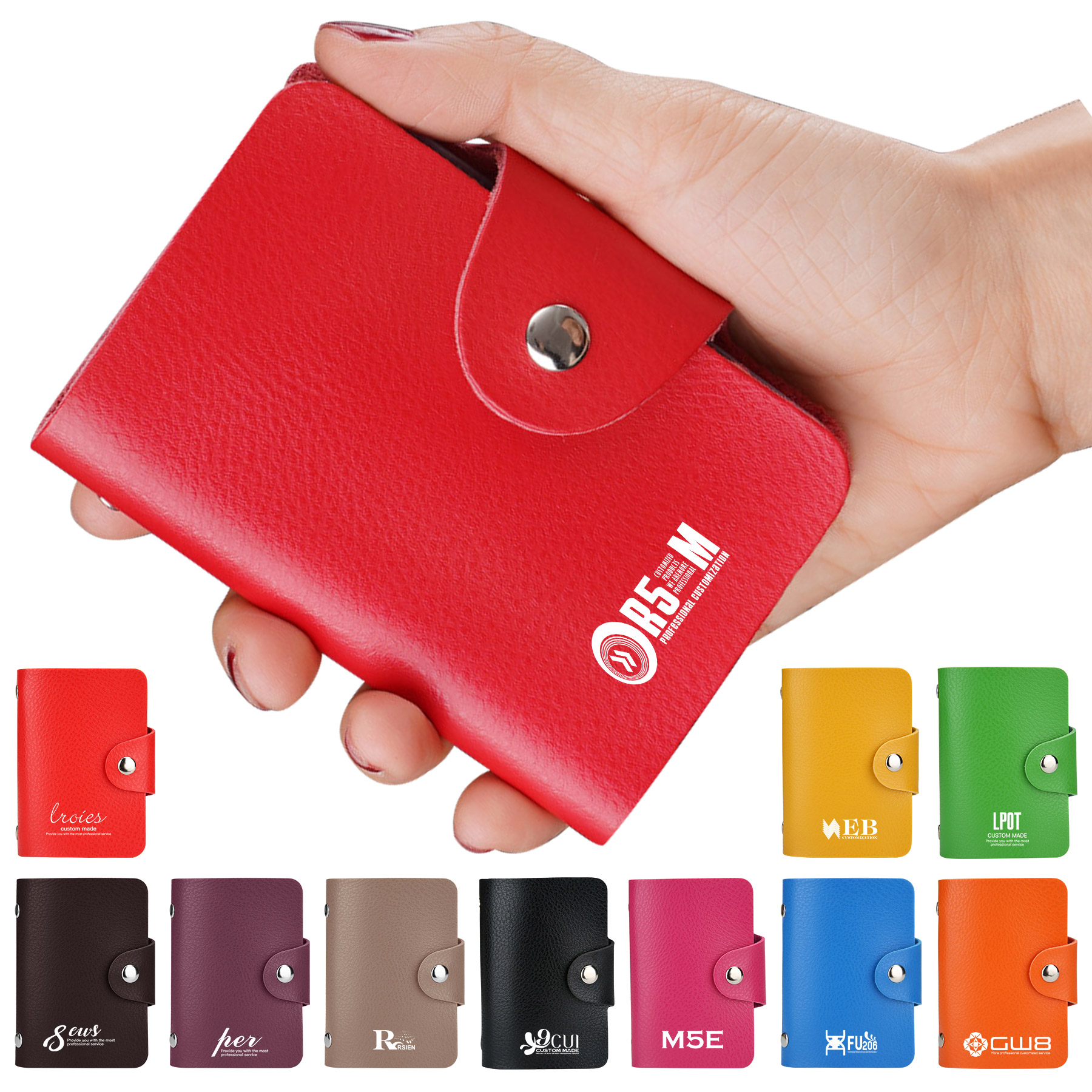 FlyFlyPromos - PU Leather Credit Card Holder - Promotional Product