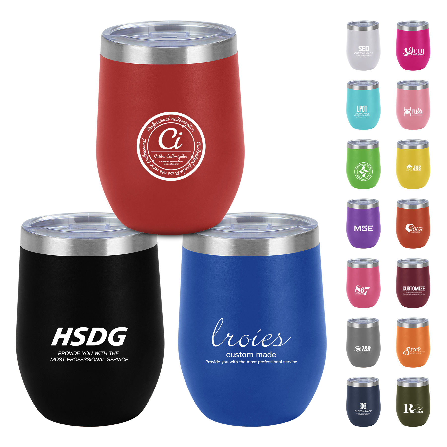 FlyFlyPromos - 12 OZ Stainless Steel Tumbler - Promotional Product