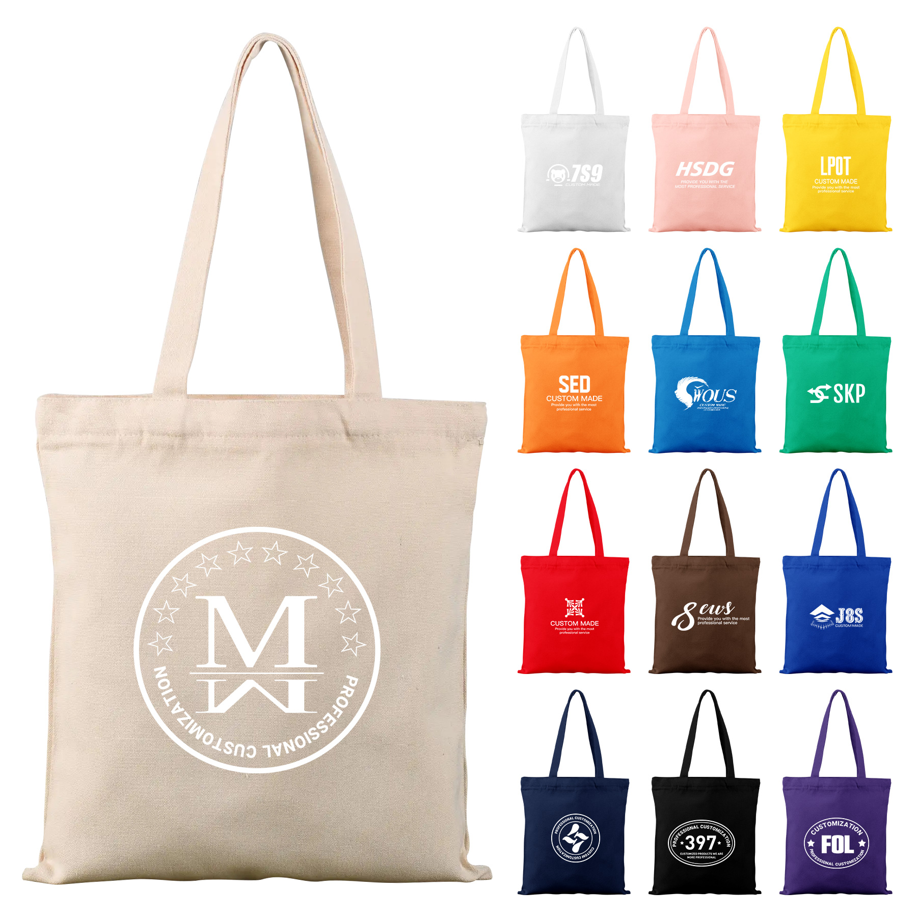 FlyFlyPromos - Cotton Canvas Tote Bag - Promotional Product
