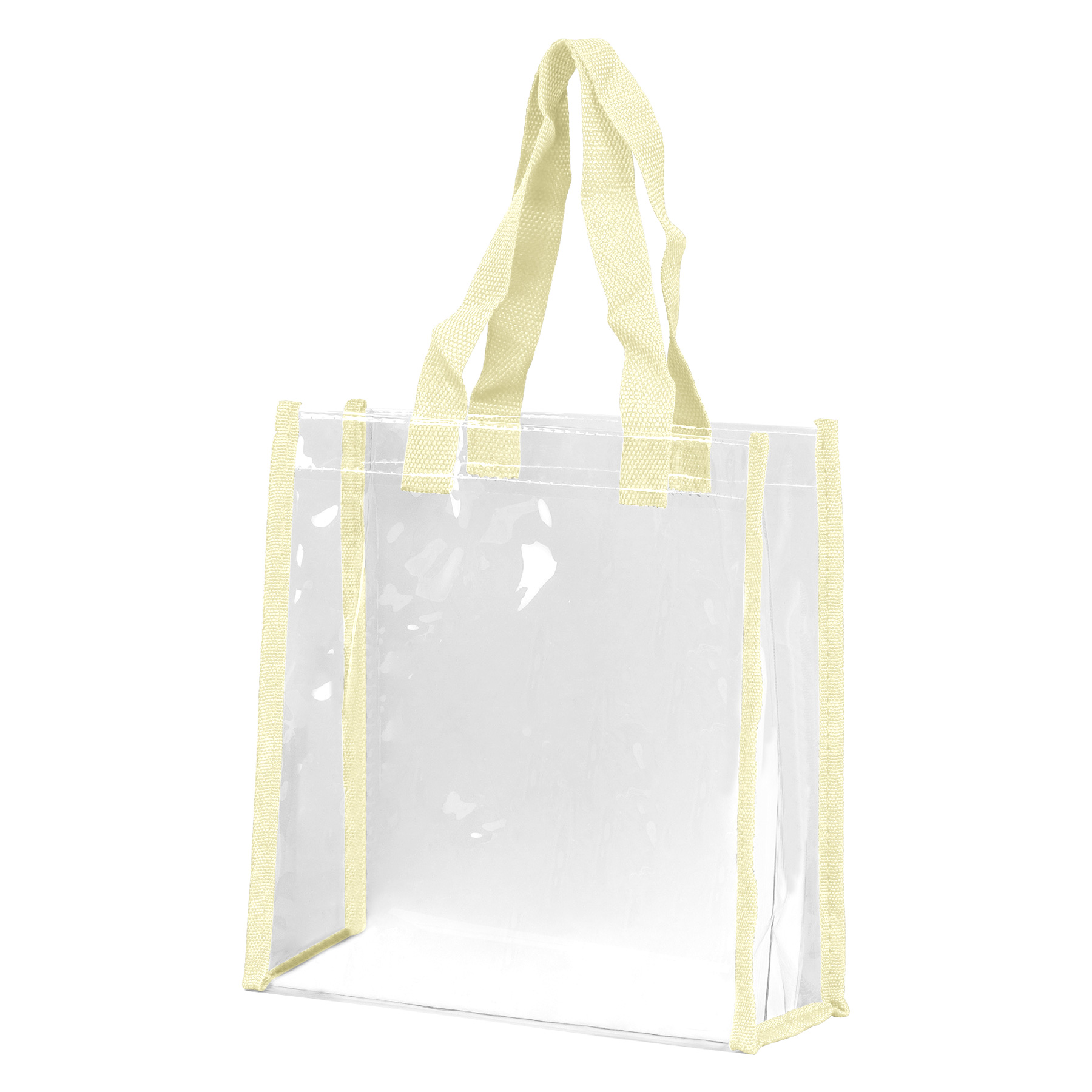 FlyFlyPromos - Waterproof Clear PVC Shopping Bag Image 4 - Promotional Product