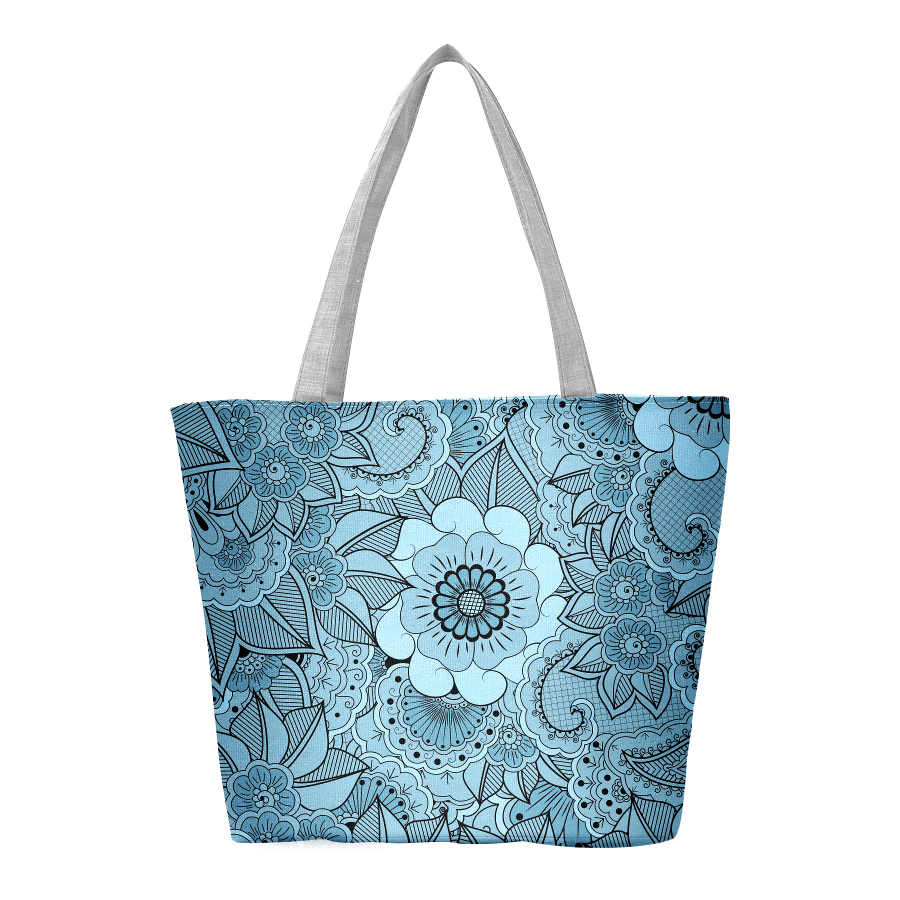 FlyFlyPromos - Canvas Tote Bag With Customized Pattern Image 7 - Promotional Product