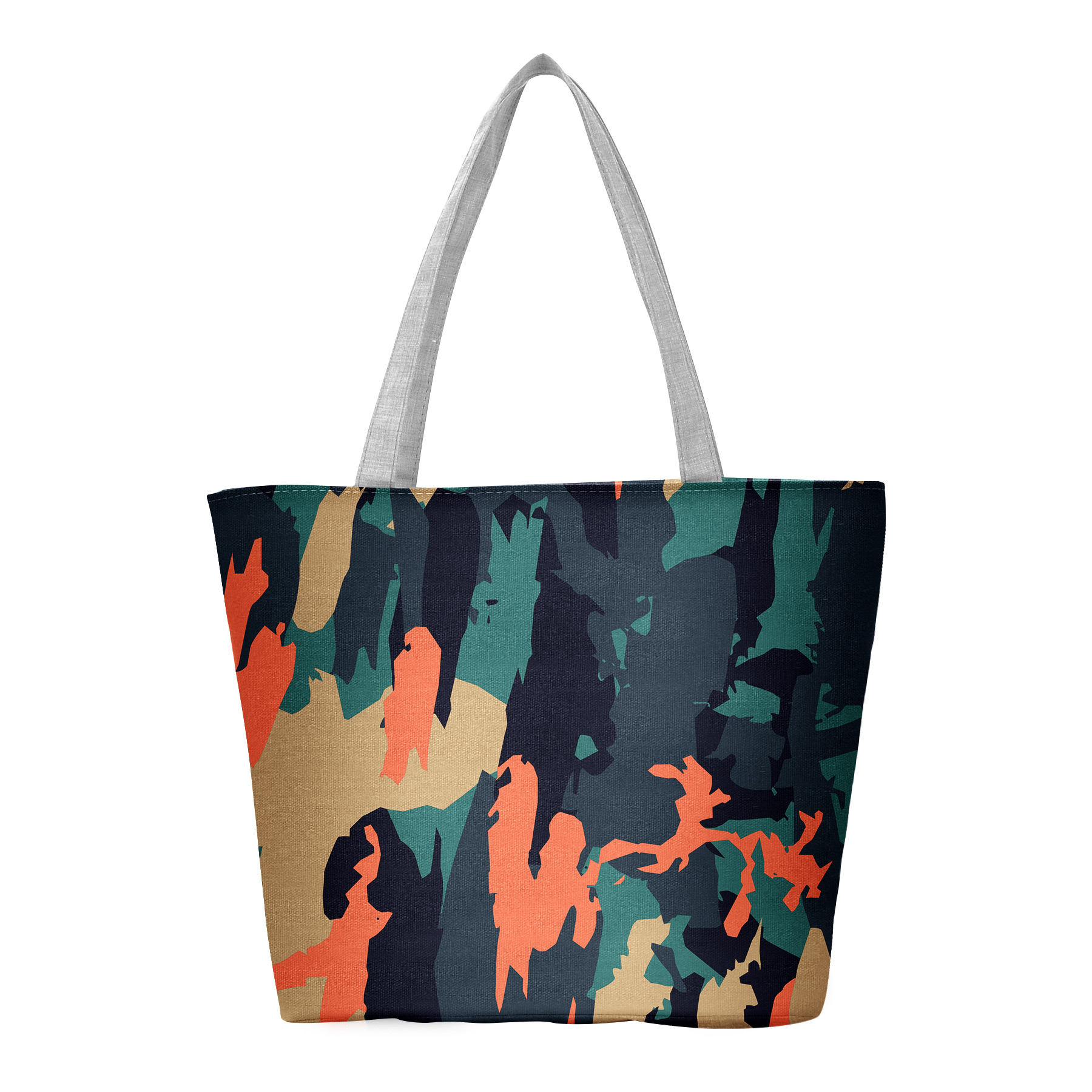 FlyFlyPromos - Canvas Tote Bag With Customized Pattern Image 8 - Promotional Product