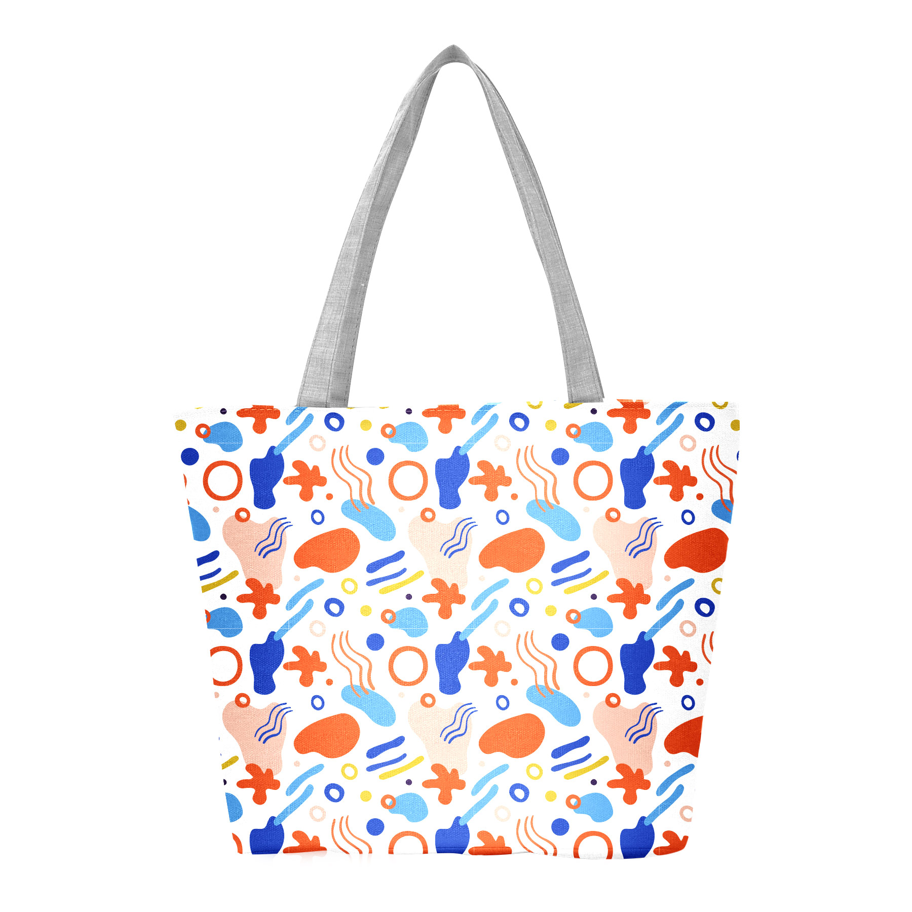FlyFlyPromos - Canvas Tote Bag With Customized Pattern Image 4 - Promotional Product
