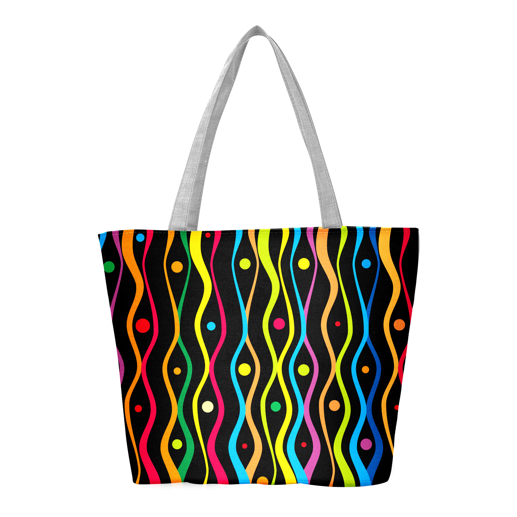 FlyFlyPromos - Canvas Tote Bag With Customized Pattern Image 17 - Promotional Product