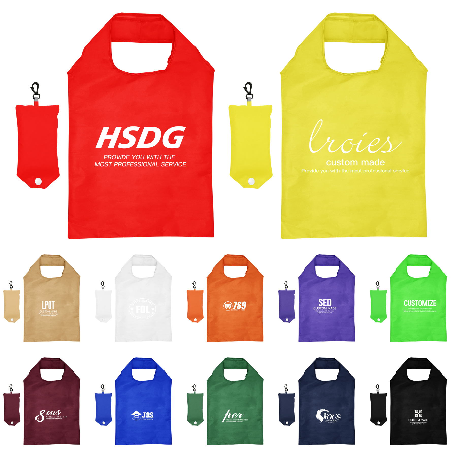 FlyFlyPromos - Vest Shaped Foldable Pouch - Promotional Product