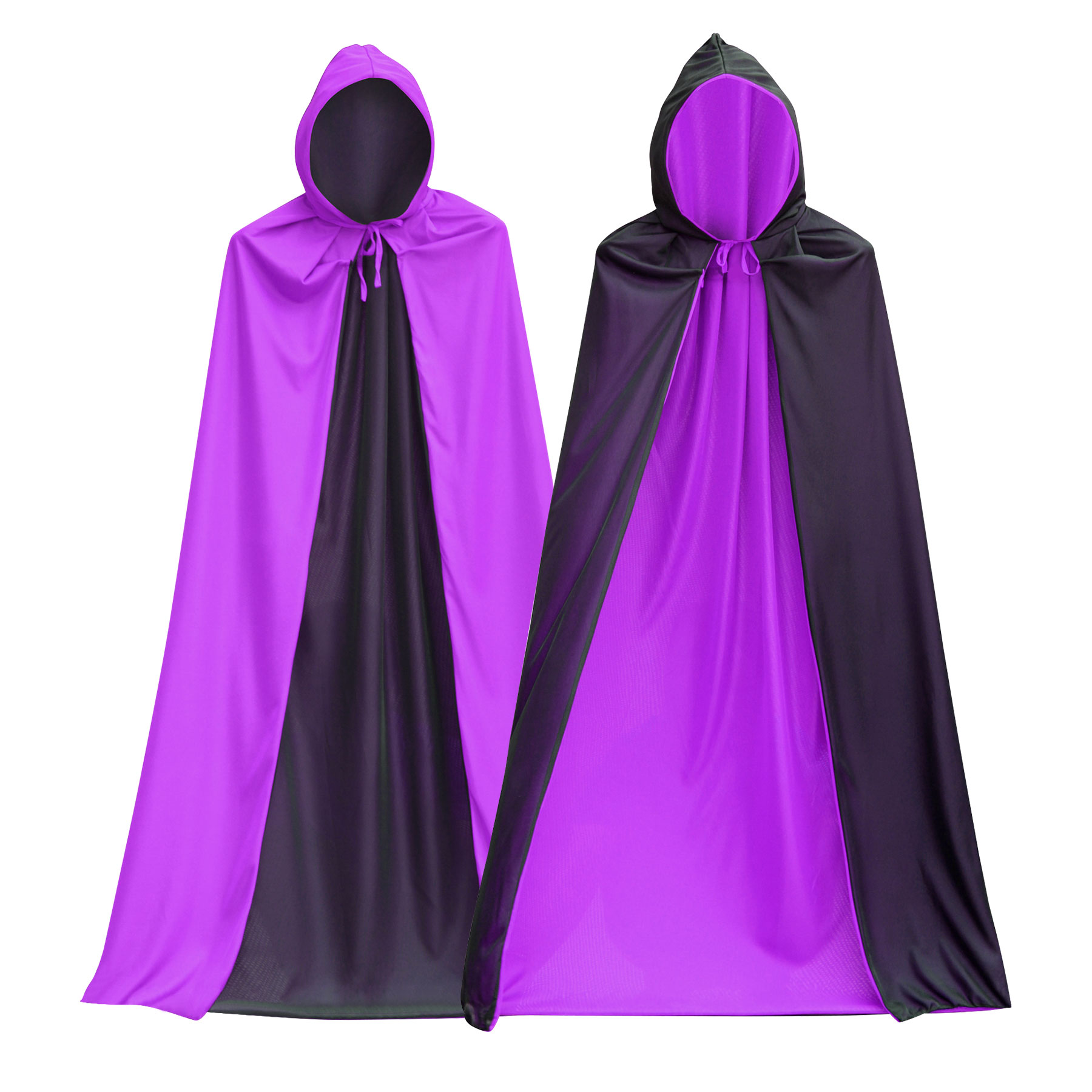 FlyFlyPromos - Double-sided Black Red Halloween Cape Image 5 - Promotional Product