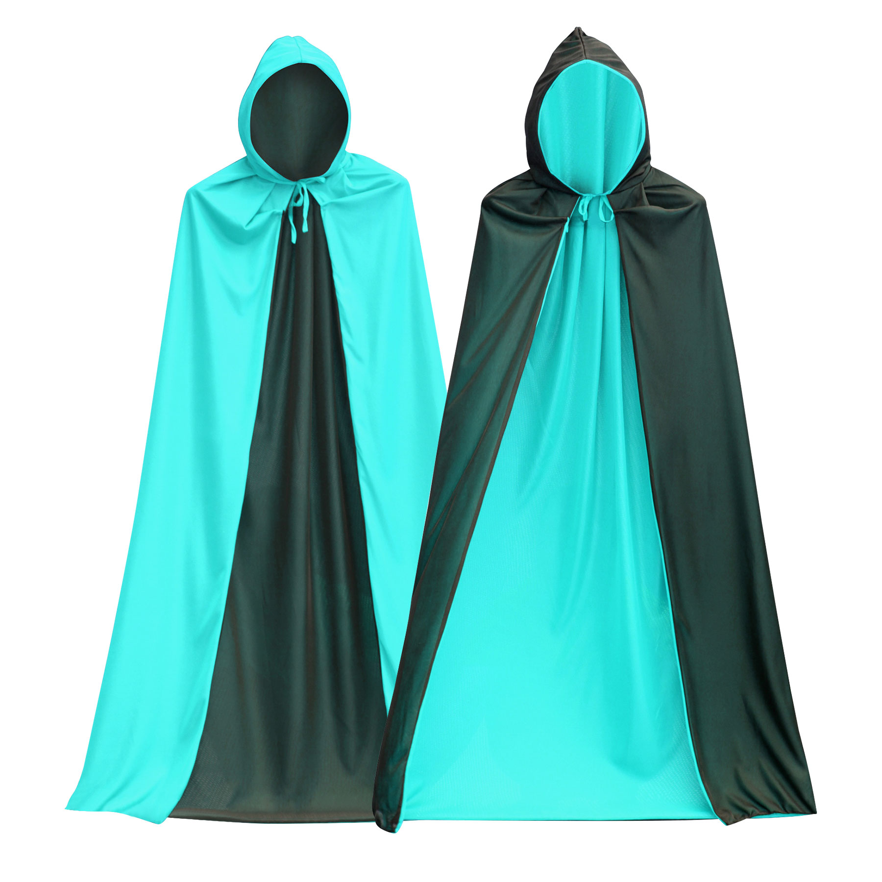 FlyFlyPromos - Double-sided Black Red Halloween Cape Image 3 - Promotional Product
