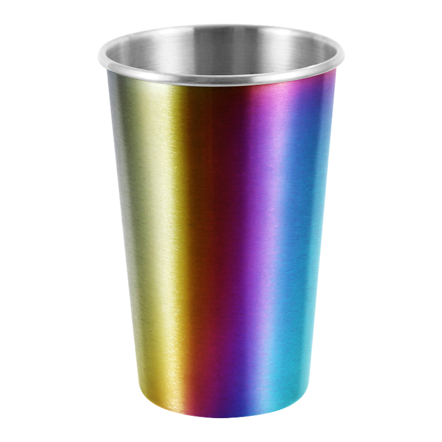 FlyFlyPromos - 16 oz Stainless Steel Pint Cup Water Tumbler Image 5 - Promotional Product