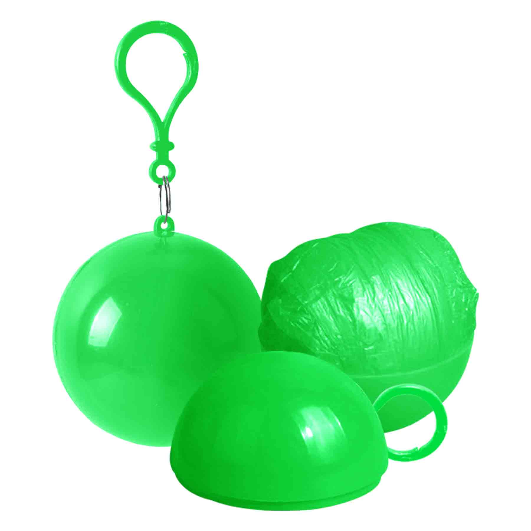 FlyFlyPromos - Disposable Raincoat Ponchos with Keychain Ball Image 3 - Promotional Product