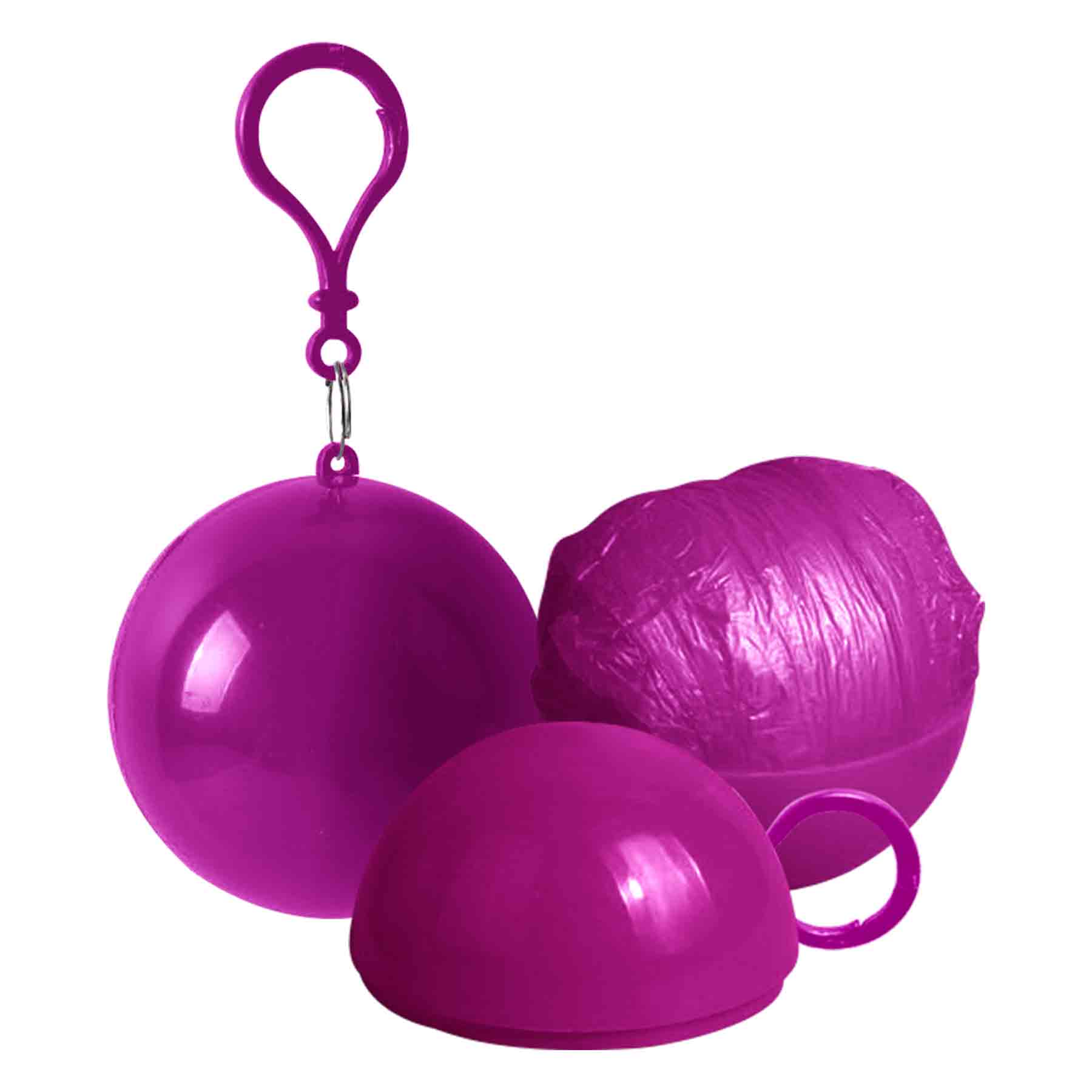 FlyFlyPromos - Disposable Raincoat Ponchos with Keychain Ball Image 12 - Promotional Product