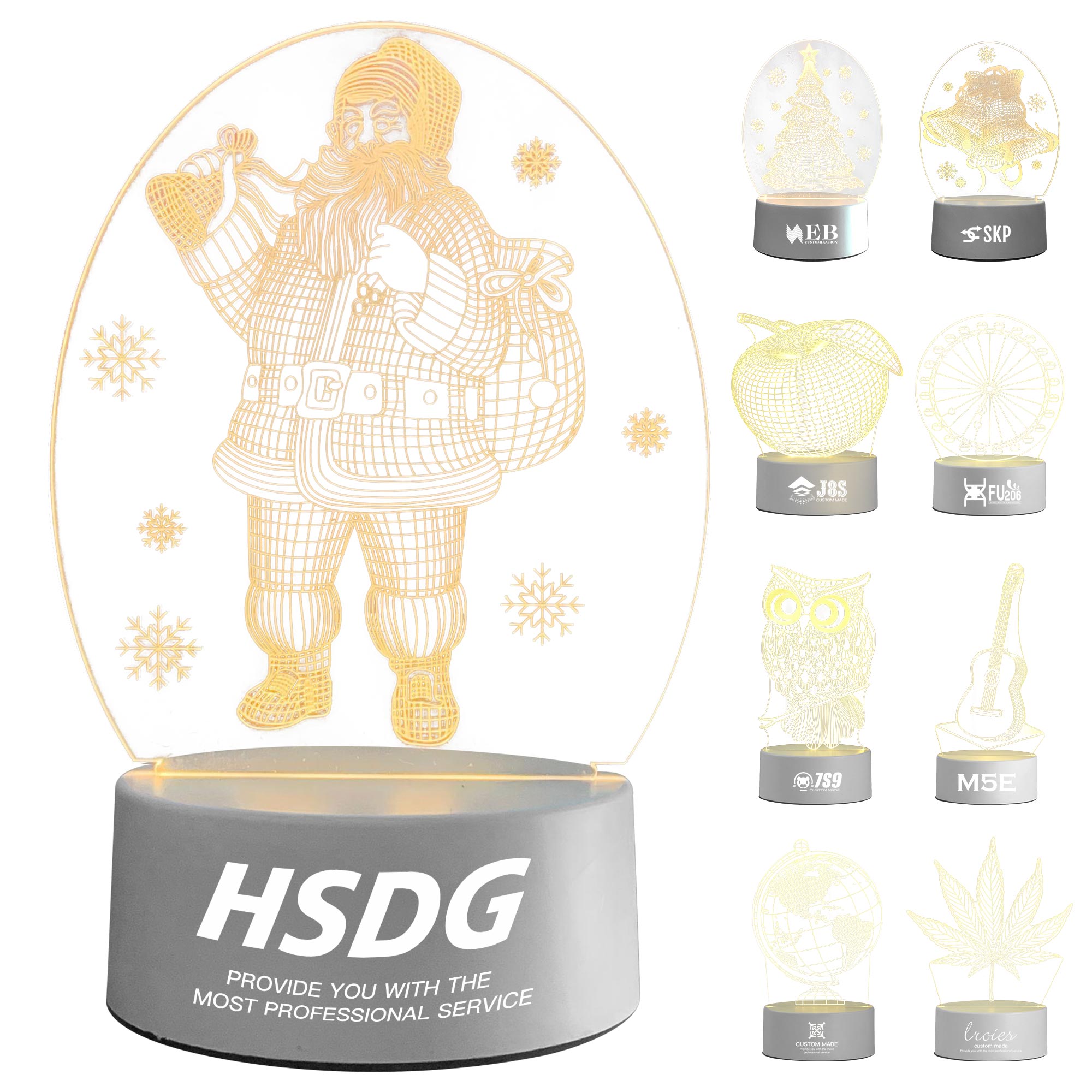 FlyFlyPromos - 3D Creative Visualization Lamp - Promotional Product