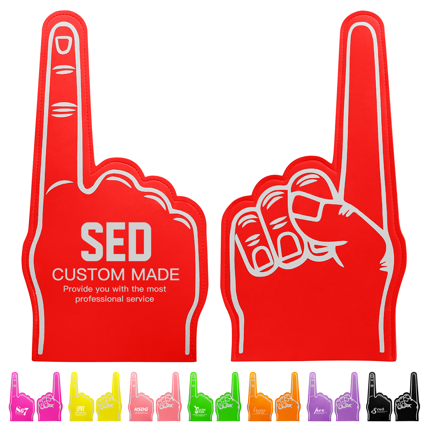 FlyFlyPromos - EVA Foam Cheer Gloves Image 1 - Promotional Product