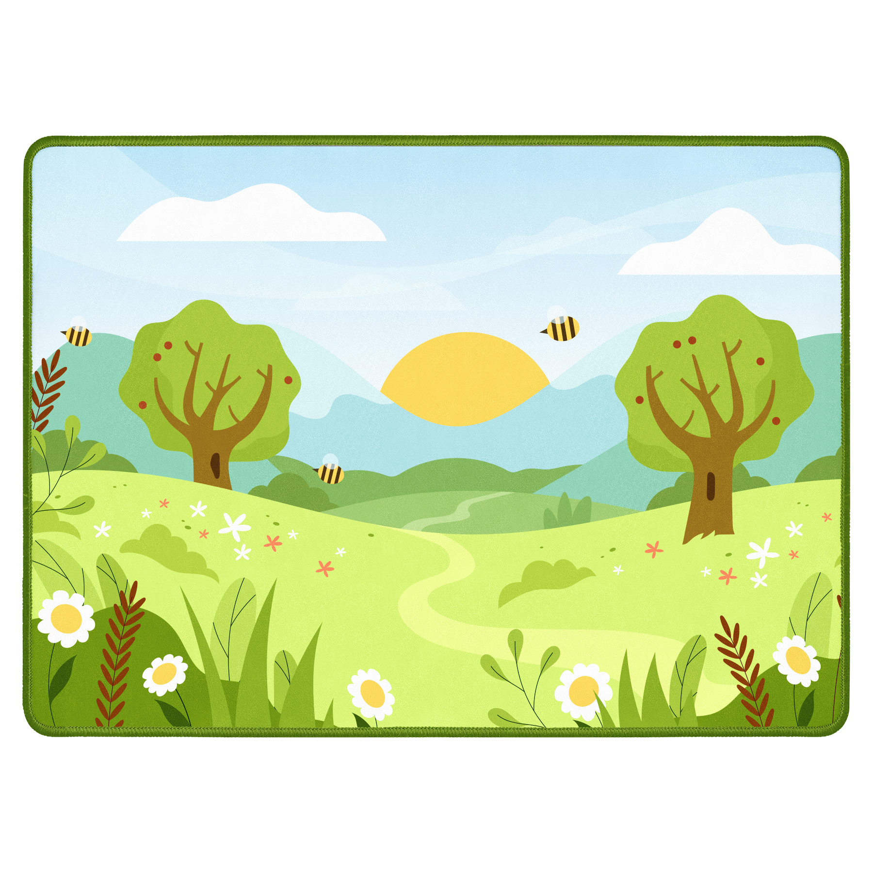 FlyFlyPromos - 8&quot; x 9&quot; Rubber Office Mouse Pads Image 11 - Promotional Product