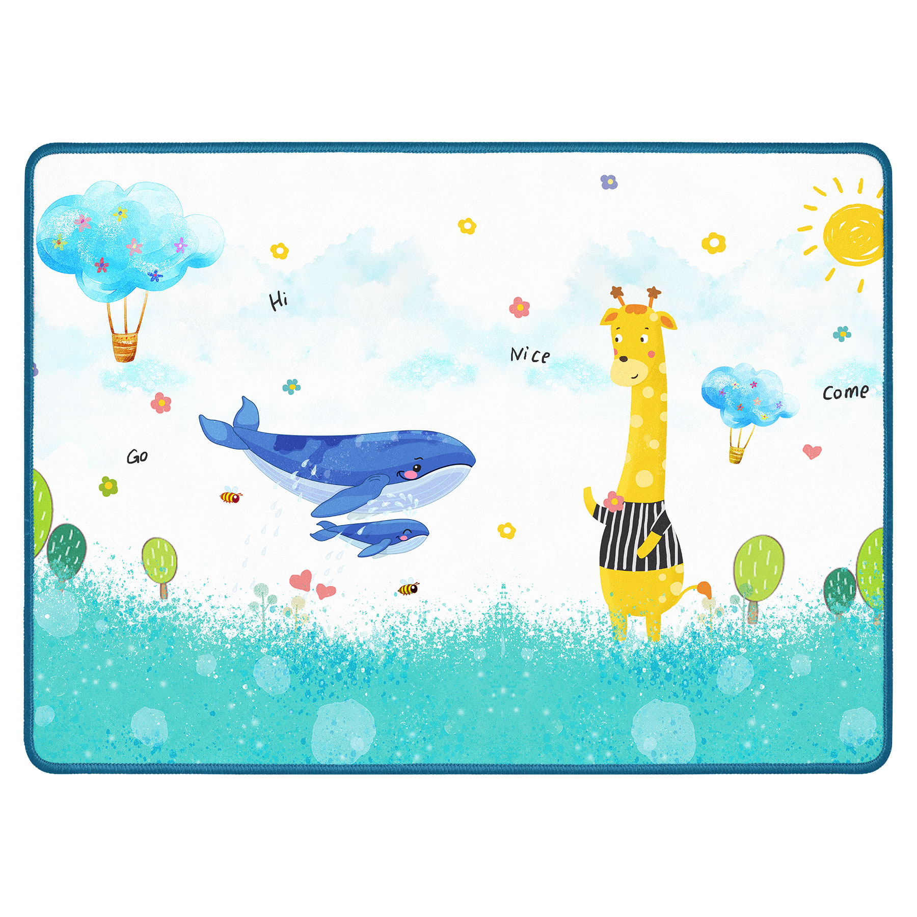 FlyFlyPromos - 8&quot; x 9&quot; Rubber Office Mouse Pads Image 9 - Promotional Product