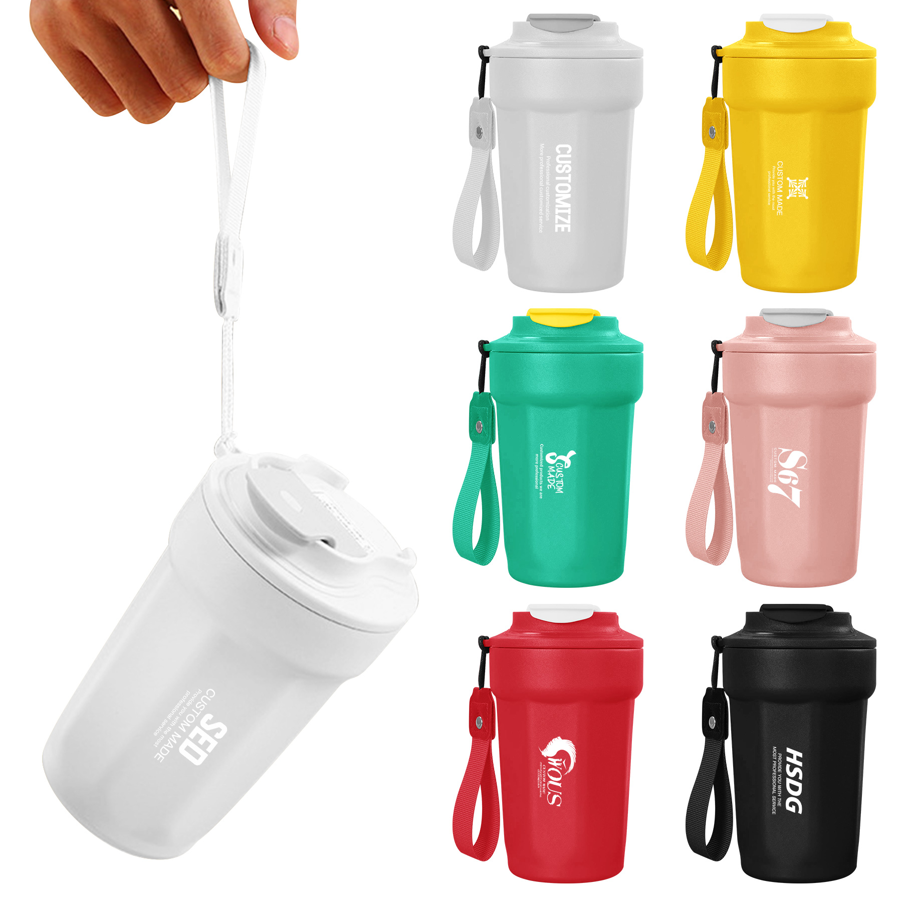 FlyFlyPromos - 16 OZ 316 Stainless Travel Coffee Cup Image 1 - Promotional Product